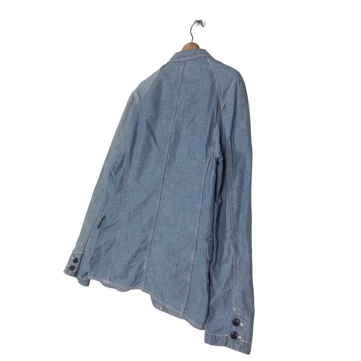 Japanese Brand Vintage Denim Chore Jacket Coen Tokyo Inspire Kapital 45RPM Size US L / EU 52-54 / 3 - 10 Thumbnail