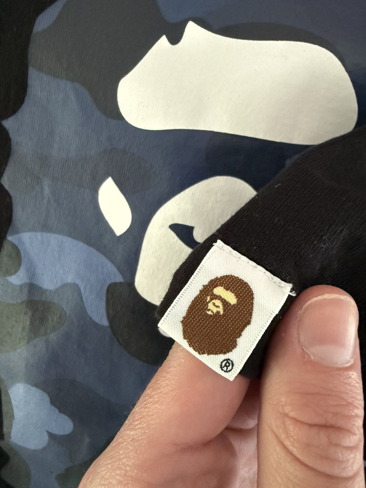 Bape Bape Blue Ape Head T Shirt Size US L / EU 52-54 / 3 - 4 Thumbnail