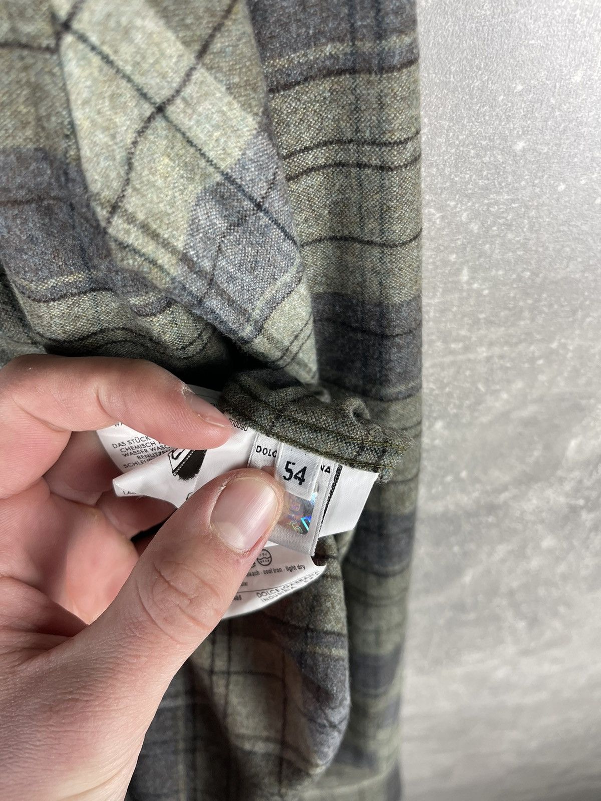 Dolce & Gabbana Dolce&Gabbana Archives Multipocket Wool Flannel Shirt Size US L / EU 52-54 / 3 - 13 Thumbnail