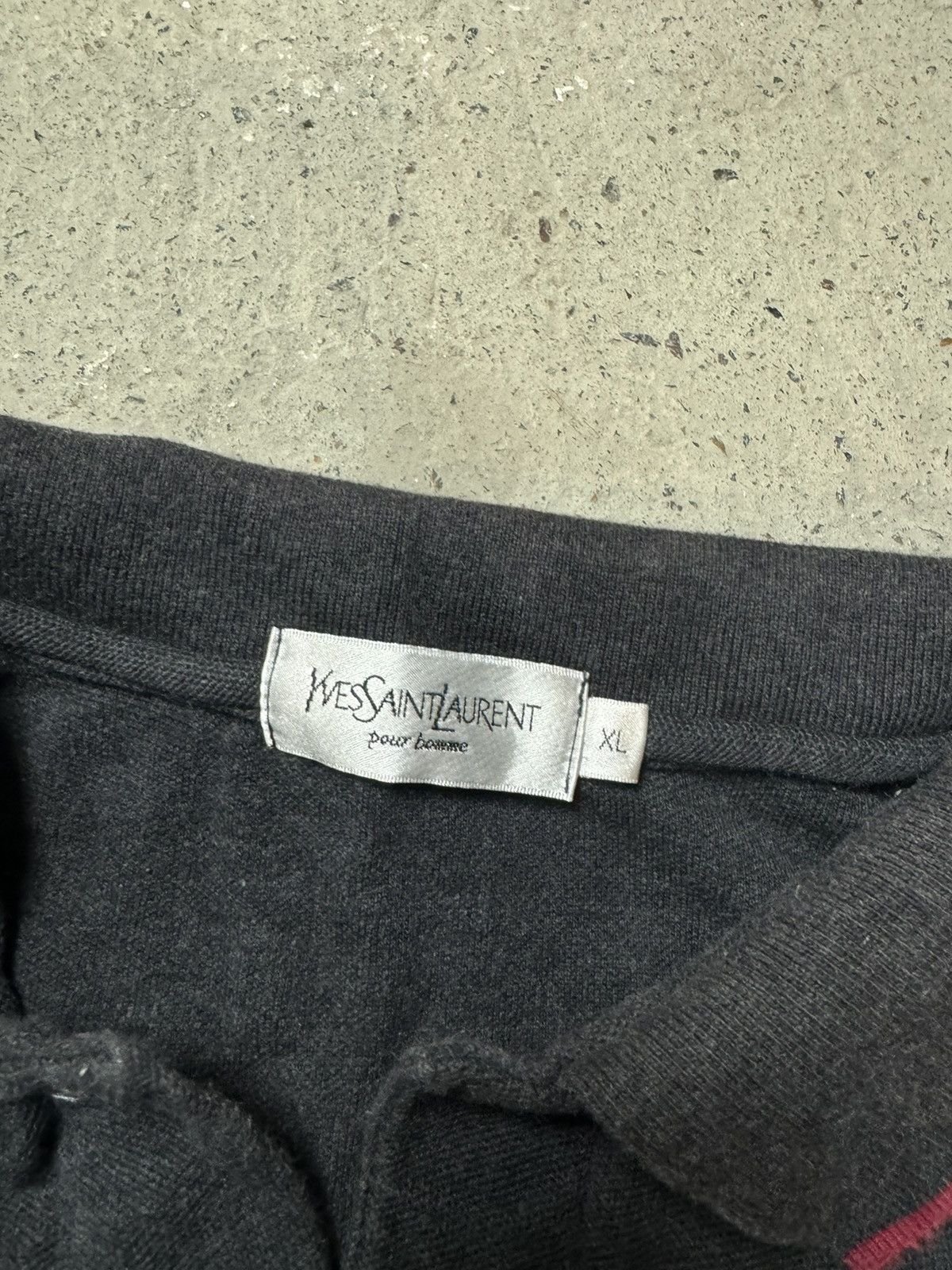 Designer × Vintage × Yves Saint Laurent Vintage YVES SAINT LAURENT Embroidered Mini Logo YSL Polo Size US XL / EU 56 / 4 - 5 Thumbnail