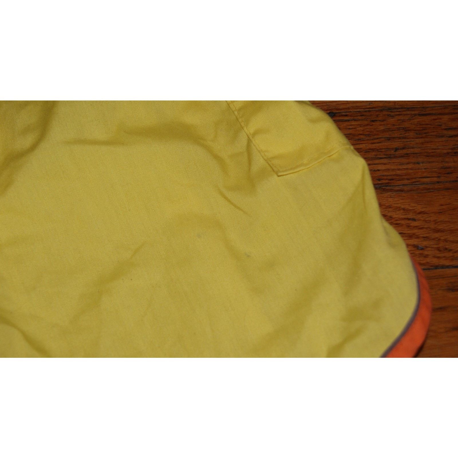 Vintage VTG 70s 80 Yellow Short S Athletic Shorts Side Pocket Stripe Size US 28 / EU 44 - 6 Thumbnail