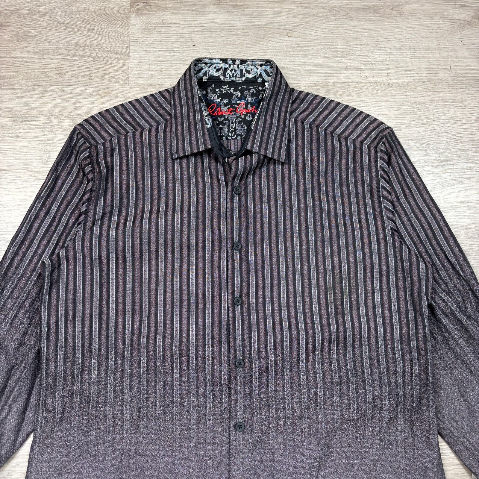 Robert Graham Robert Graham Classic Fit Gradient Flip Cuff Button Up M Size US M / EU 48-50 / 2 - 2 Thumbnail