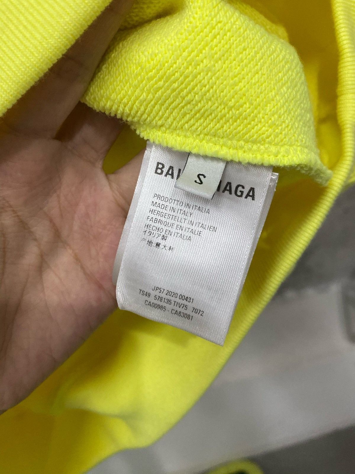 Balenciaga Balenciaga Crew Oversize Hoodie Size US S / EU 44-46 / 1 - 7 Thumbnail