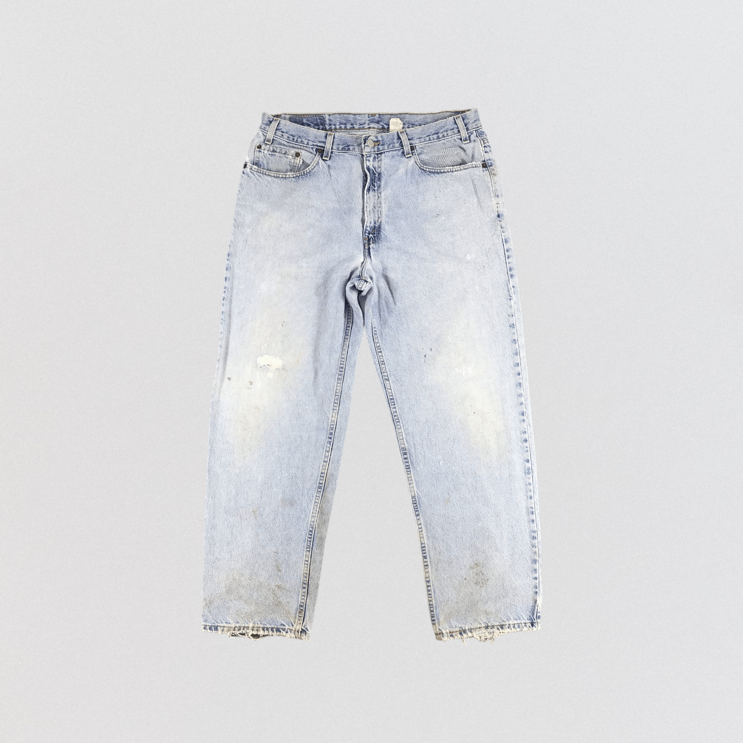 Levi's × Vintage Vintage 90s Light Wash Levis Jeans-JM1465 Size US 37 - 1 Thumbnail
