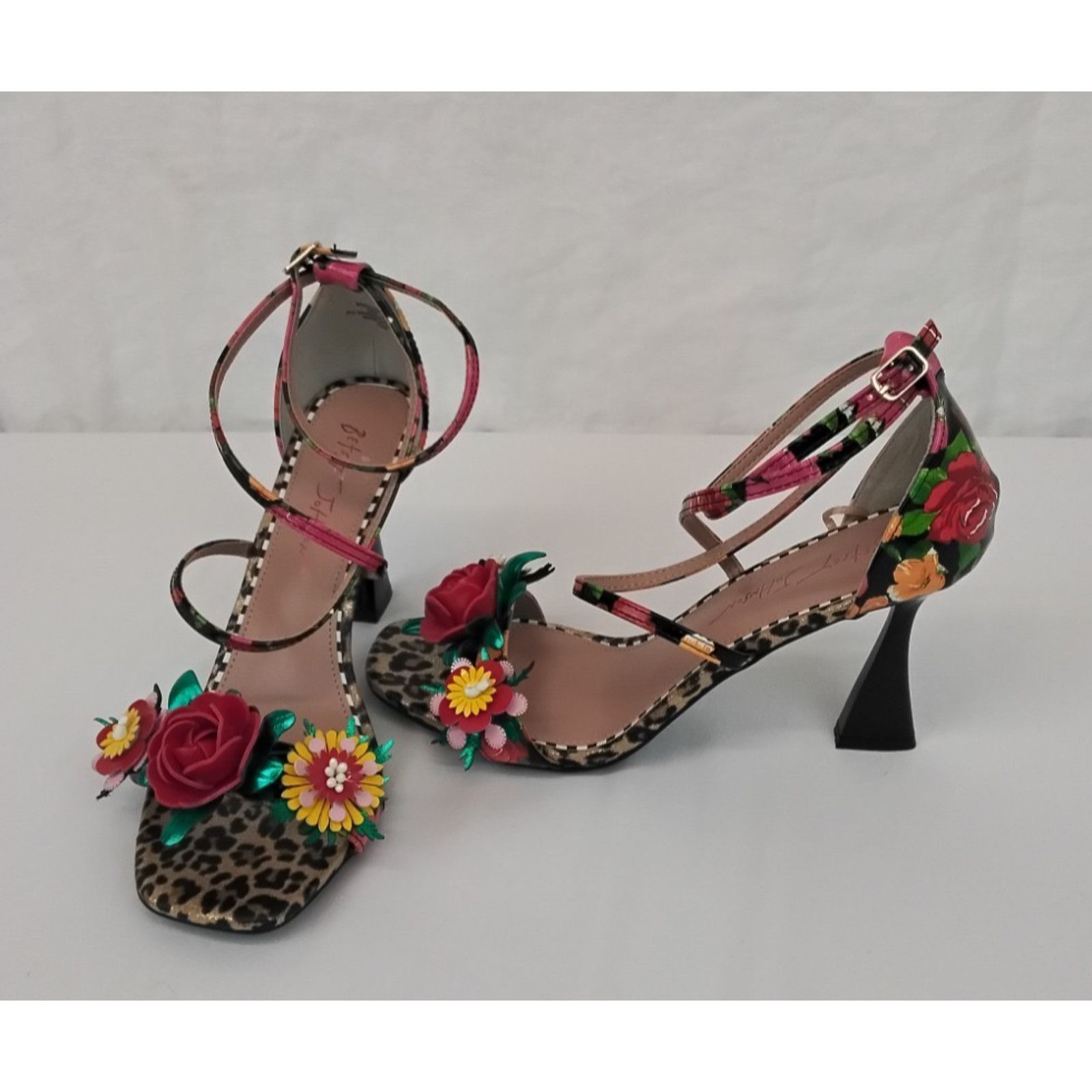Betsey Johnson Betsey Johnson Erikk Strappy Heels Women's 8.5 Cheetah Print Size US 7 / IT 37 - 4 Thumbnail