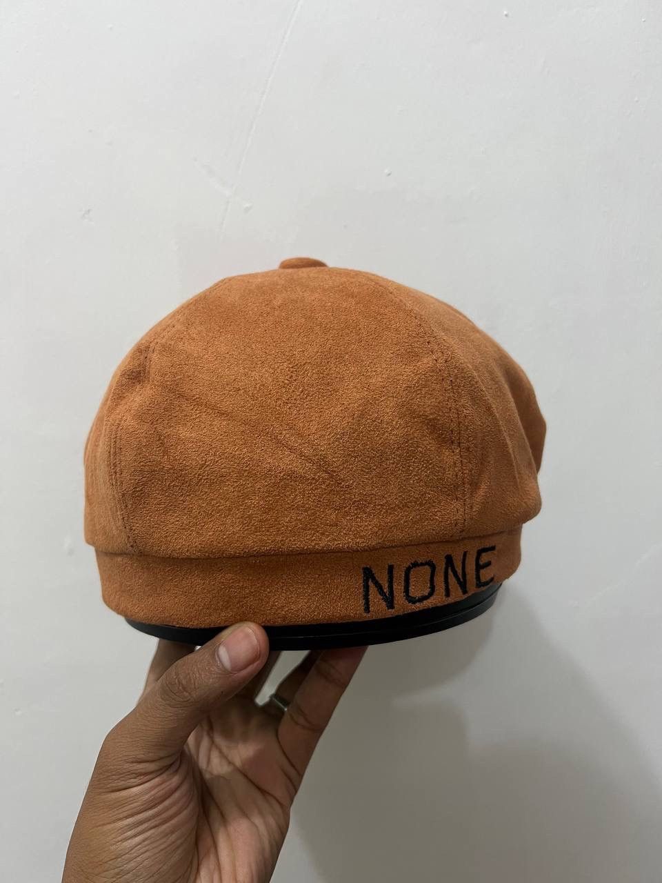 Leather None Leather Suede Retro Hat Size ONE SIZE - 1 Thumbnail