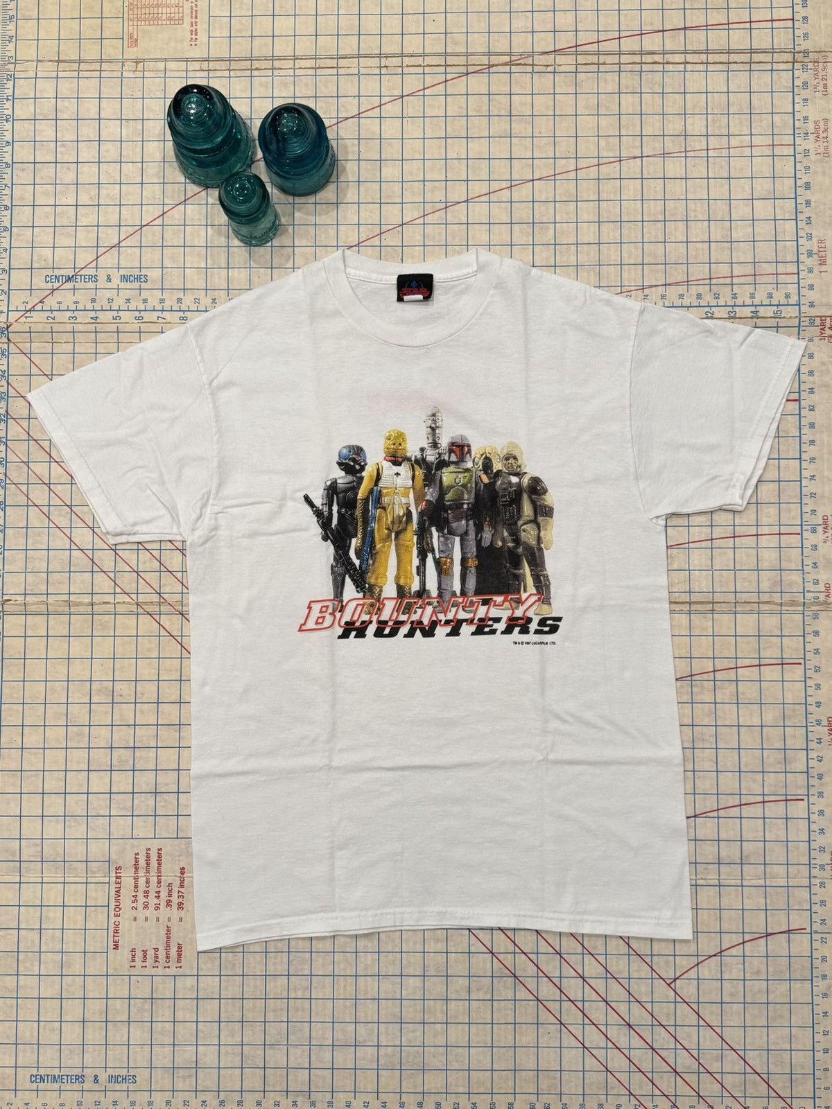 Star Wars Vintage Star Wars Collectibles Bounty Hunters Tee White Lrg Size US L / EU 52-54 / 3 - 1 Thumbnail
