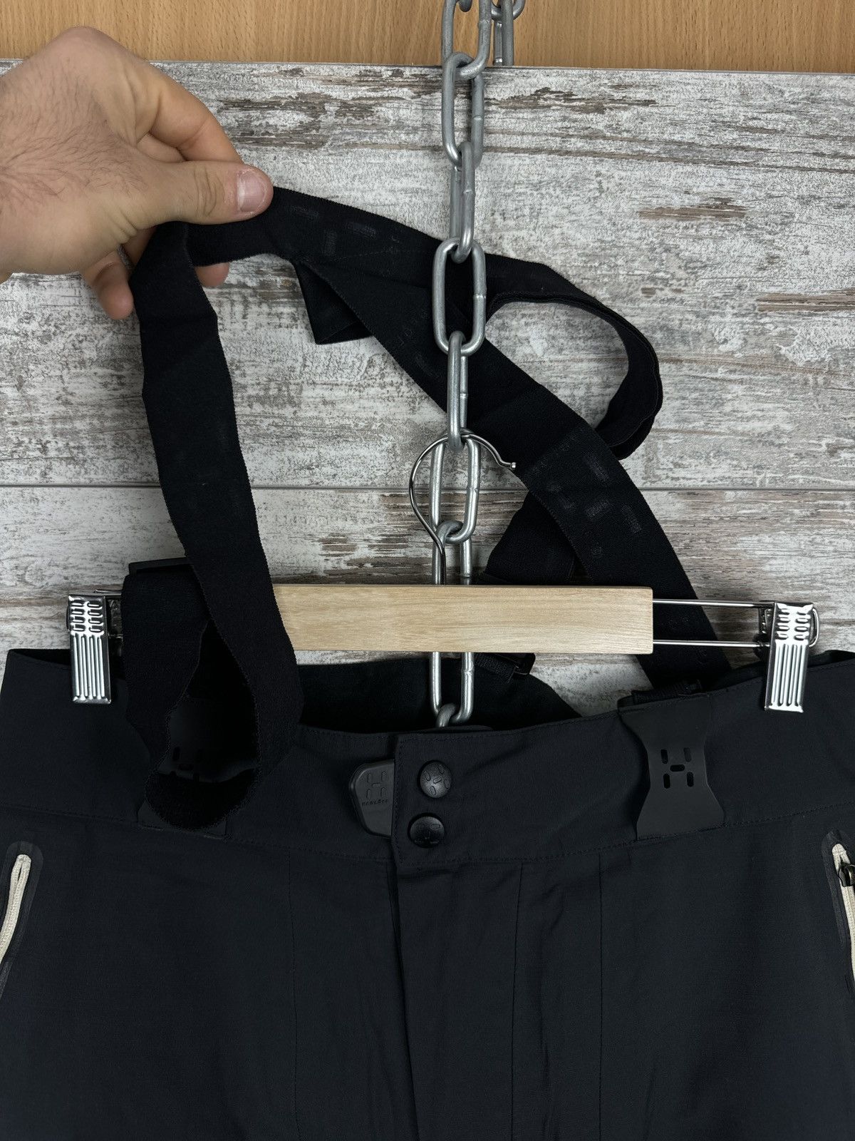 Goretex × Haglofs Mens Vintage Haglofs Gore-Tex ski pants recco black Size US 30 / EU 46 - 8 Thumbnail