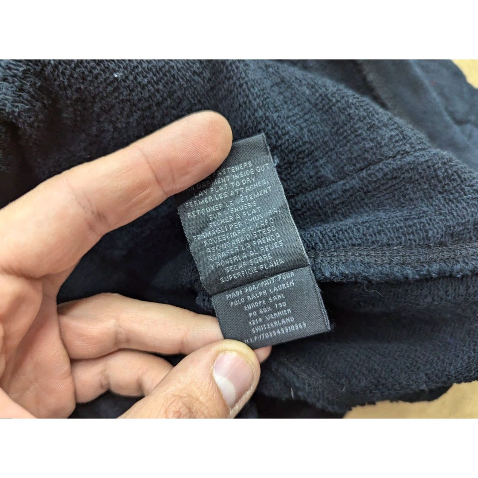 Vintage VINTAGE Polo Jeans Company Blazer Jacket Womens Medium Black Coat Long Sleeve Chevron Military Button Jacket Athletic Fit Formal Adult Women Size 32" / US 10 / IT 46 - 7 Thumbnail