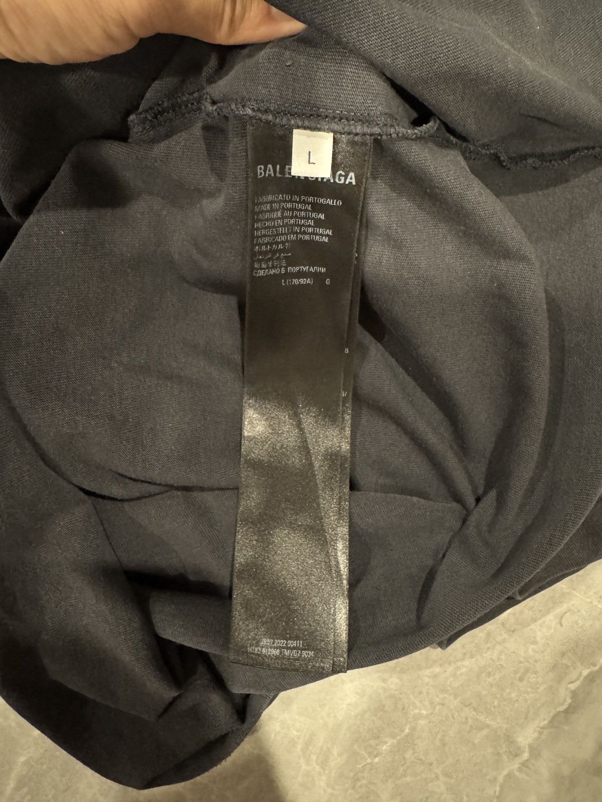 Balenciaga Balenciaga double B logo Tee L Size US L / EU 52-54 / 3 - 6 Thumbnail