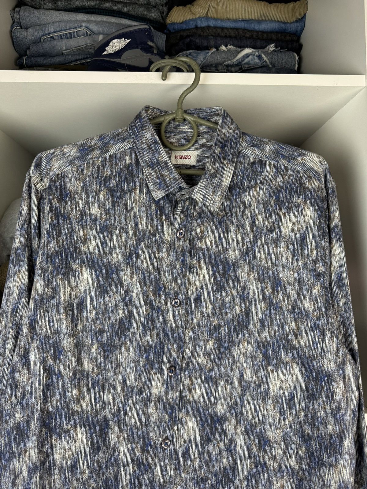 Kenzo Kenzo Men’s Long-Sleeve Button-Up Shirt Size US M / EU 48-50 / 2 - 2 Thumbnail