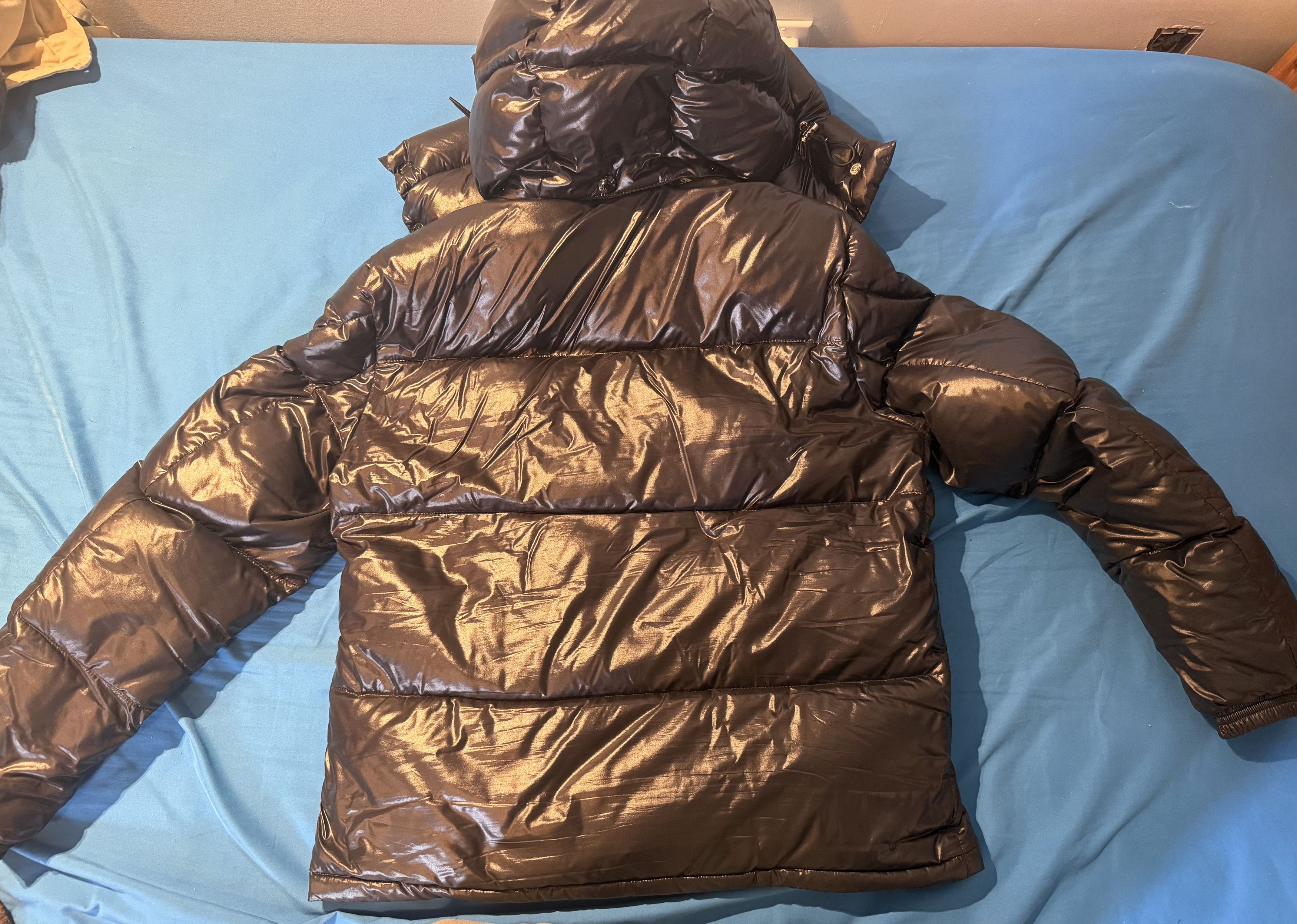 Moncler Moncler high-shine padded jacket Size US L / EU 52-54 / 3 - 6 Thumbnail