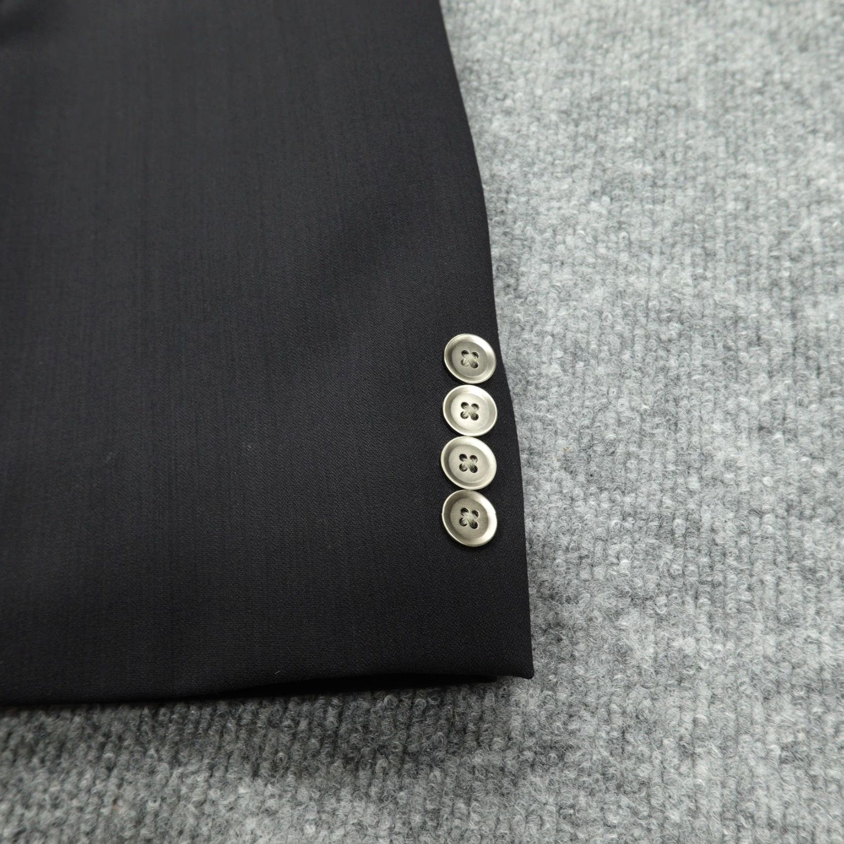 Calvin Klein Calvin Klein Blazer Men 42R Black Wool Blend Two Button Suit Jacket Coat Classic Size 42R - 4 Thumbnail