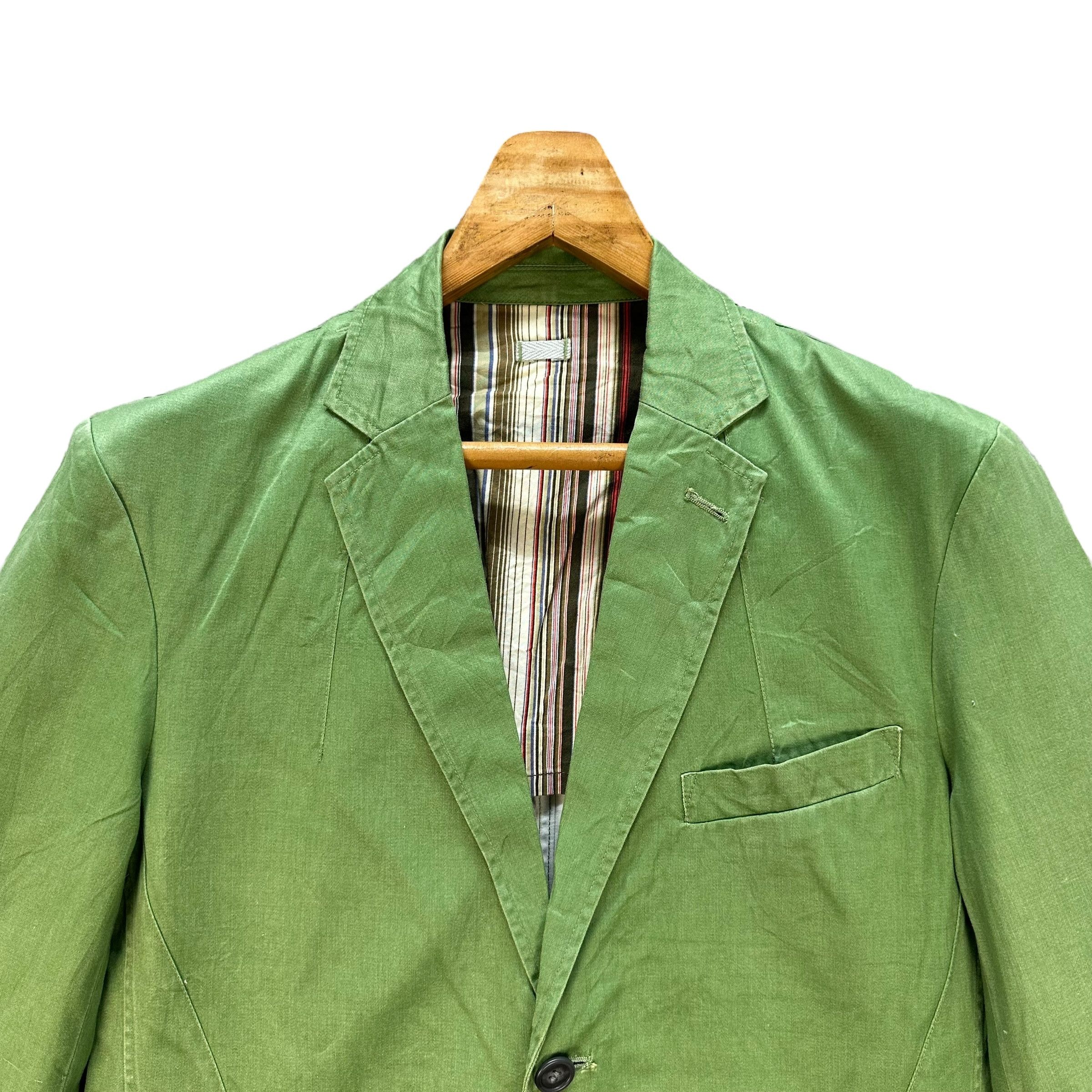 PPFM PPFM Green Formal Casual Jacket Blazer #A66-1570 Size US M / EU 48-50 / 2 - 2 Thumbnail