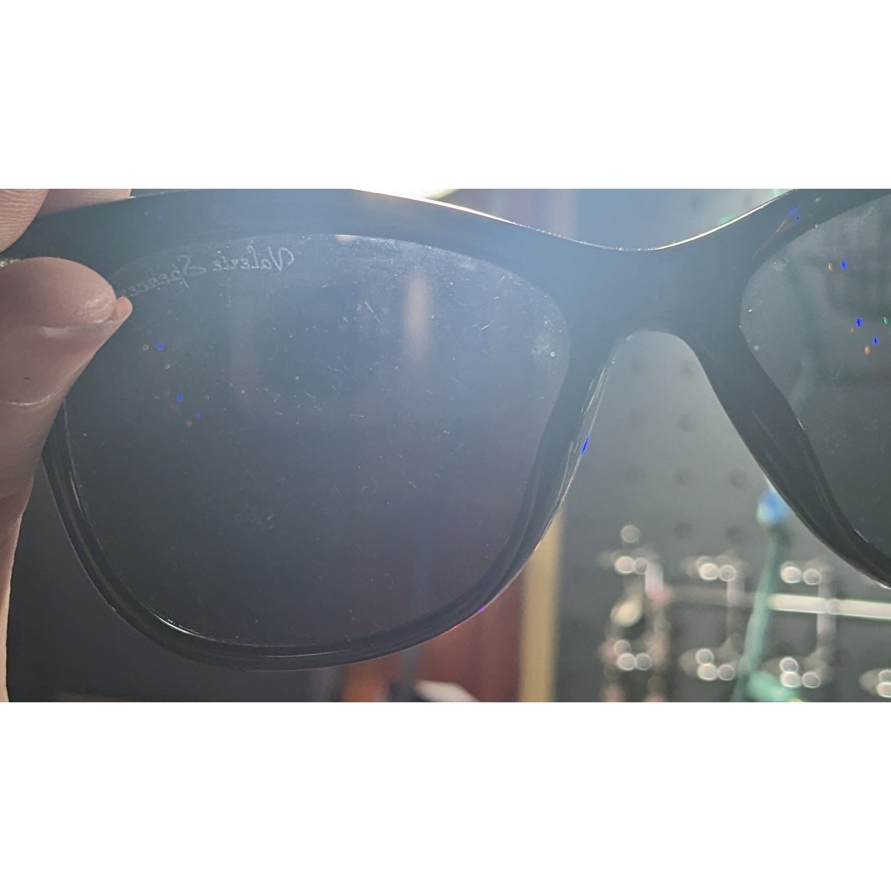 Other Valerie Spencer Shiny Black VS9451 Sunglasses Size ONE SIZE - 8 Thumbnail