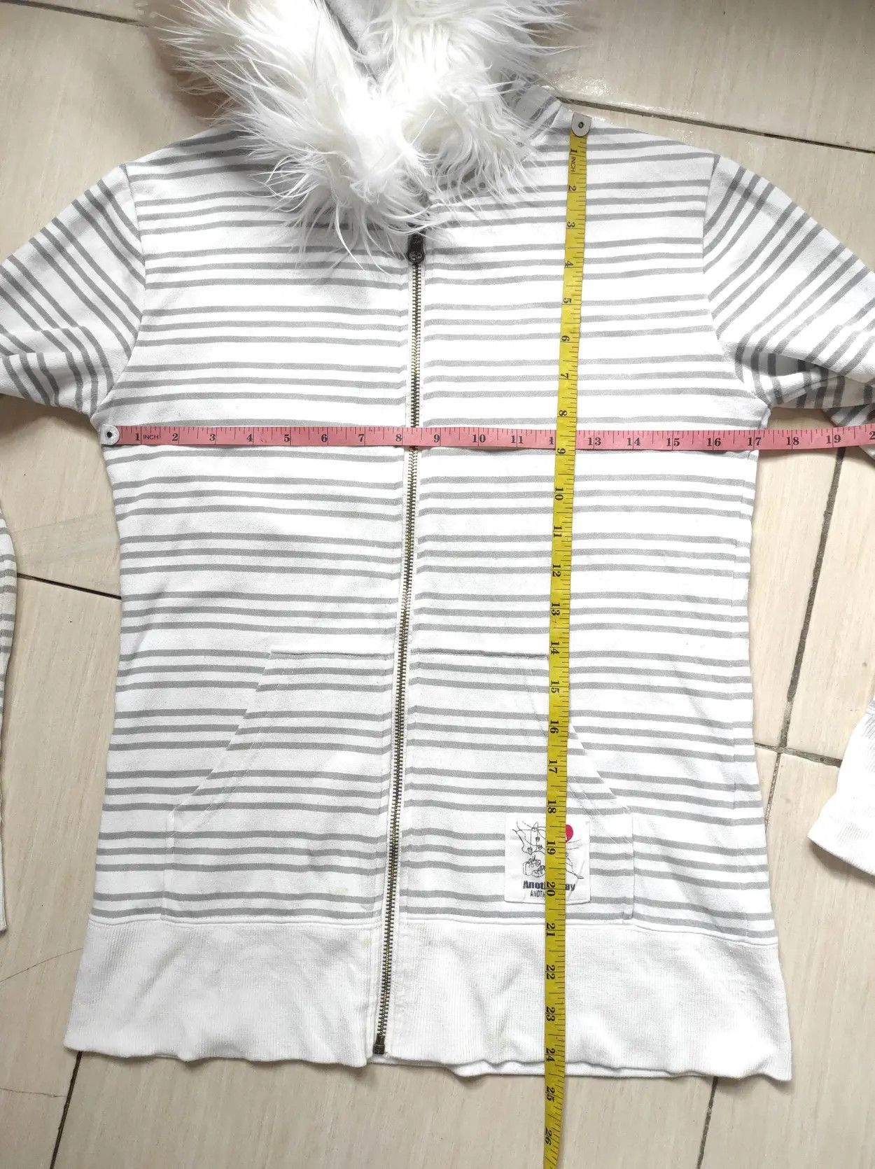 Ocean Pacific OP Sunwear Ocean Pacific stripe zip fur hoodie LGB style Size S / US 4 / IT 40 - 17 Thumbnail