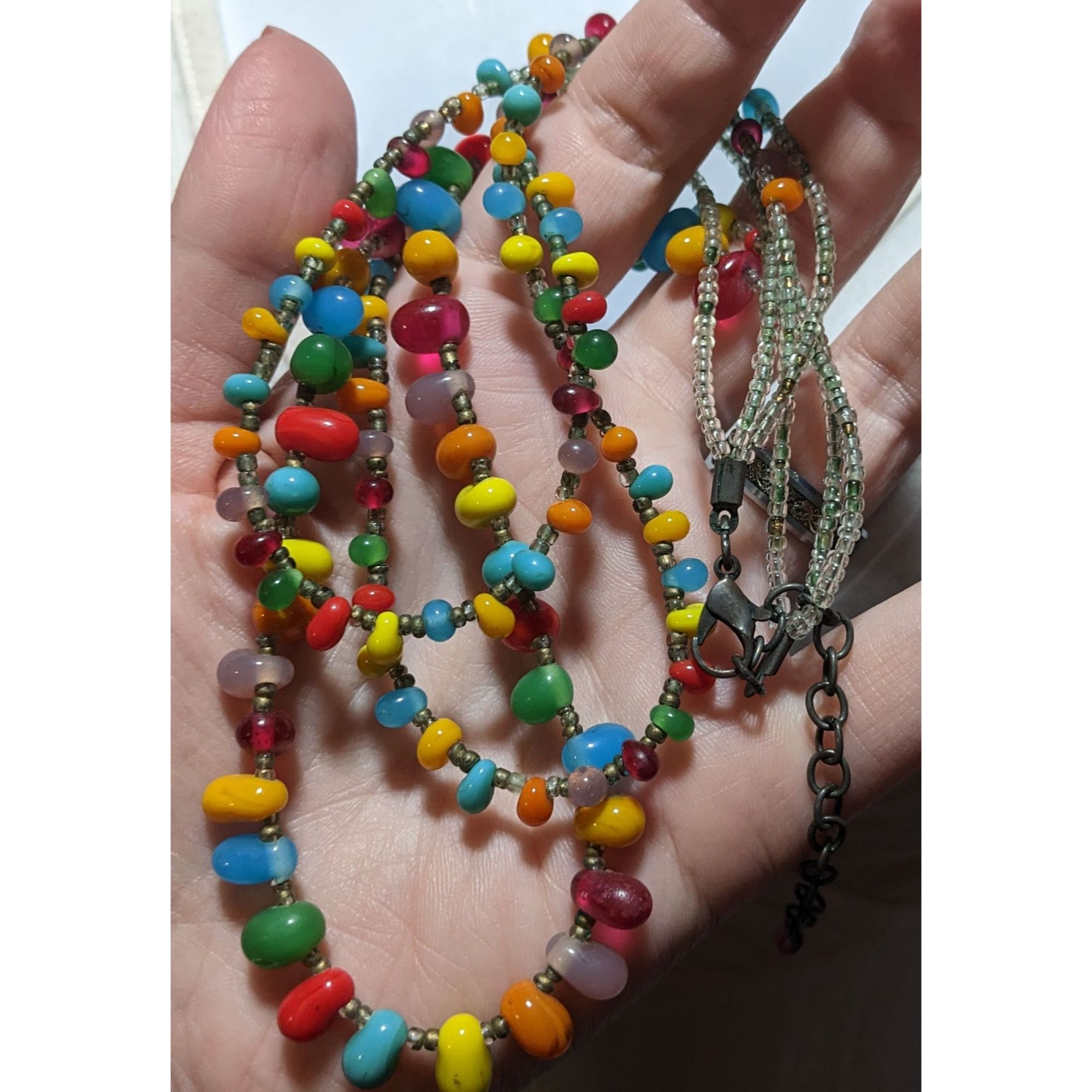 Other Rainbow Glass Candy Necklace Size ONE SIZE - 3 Thumbnail