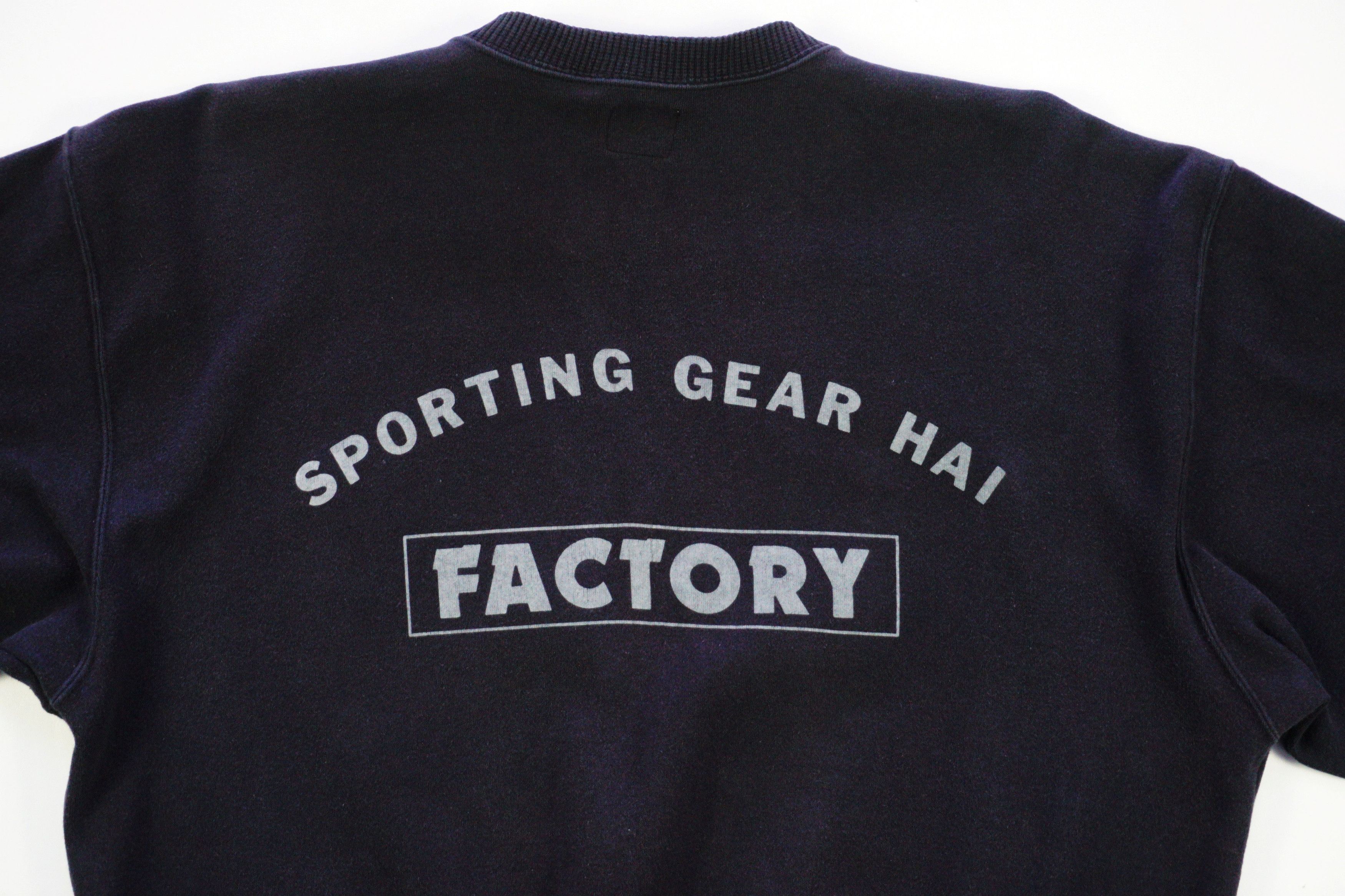 Hai Sporting Gear × Issey Miyake Miyake Design Factory Spell Out Distress Sweatshirt Size US M / EU 48-50 / 2 - 3 Thumbnail