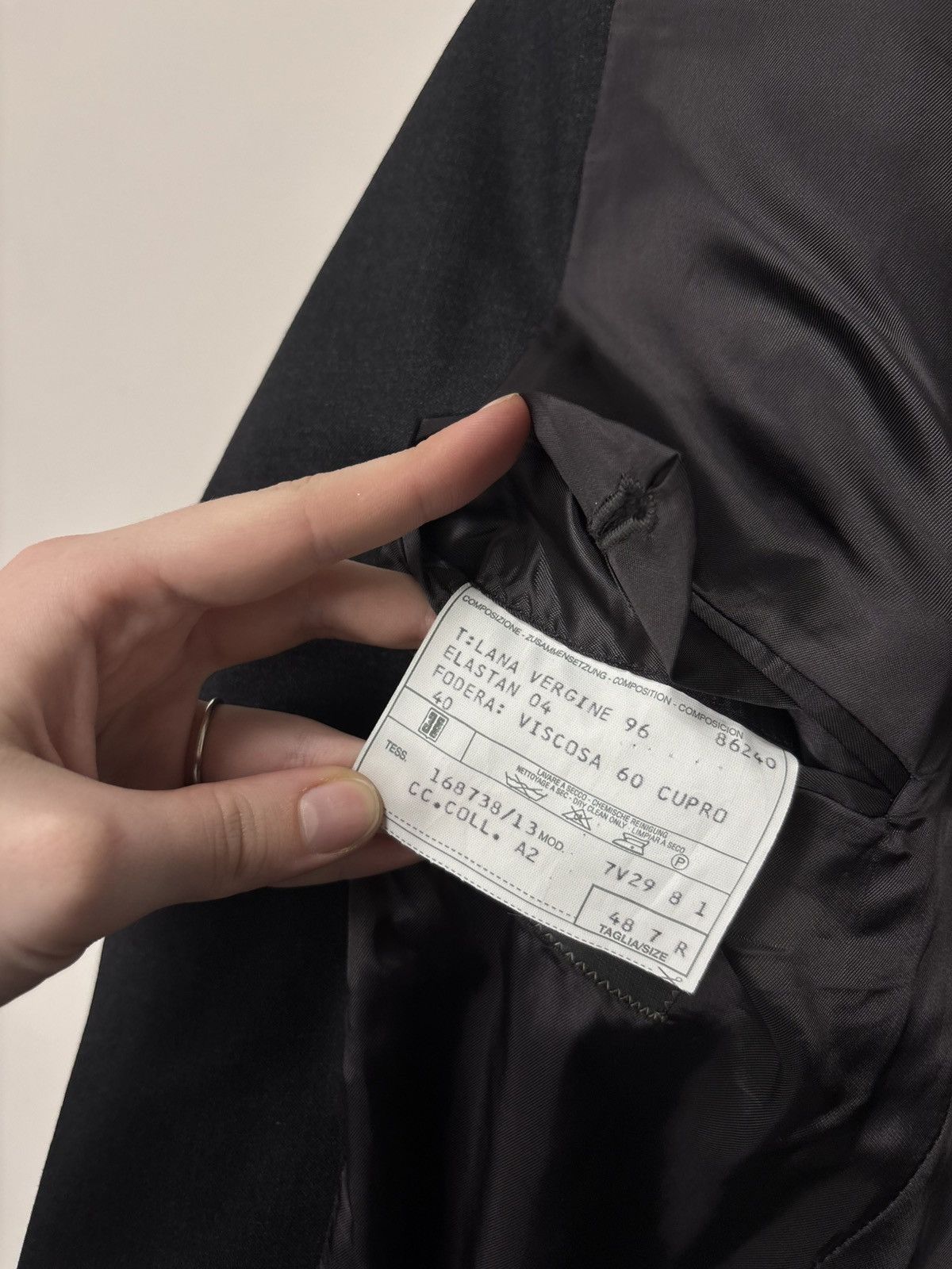 Corneliani Corneliani CC Men’s Grey Wool Stretch Blazer Jacket Size 38R - 16 Thumbnail