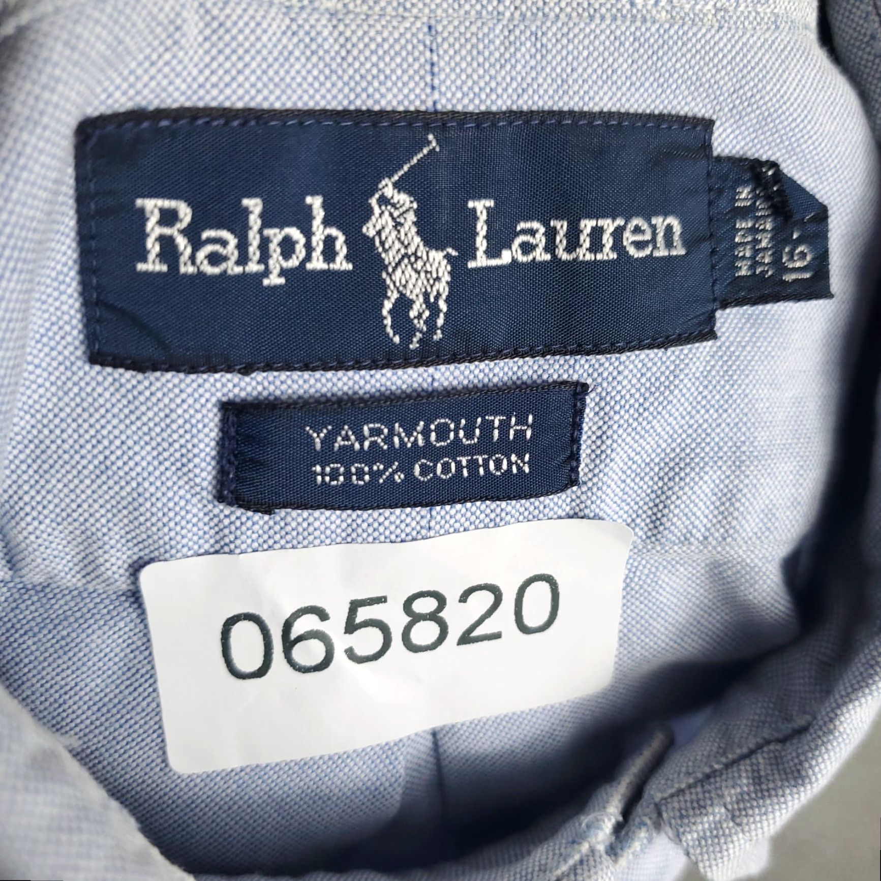Ralph Lauren Ralph Lauren Shirt Mens Size 16 Blue Pony Dress Button Up Short Sleeve Dress Shirt Classic American Modern Mens Size 42R - 8 Thumbnail