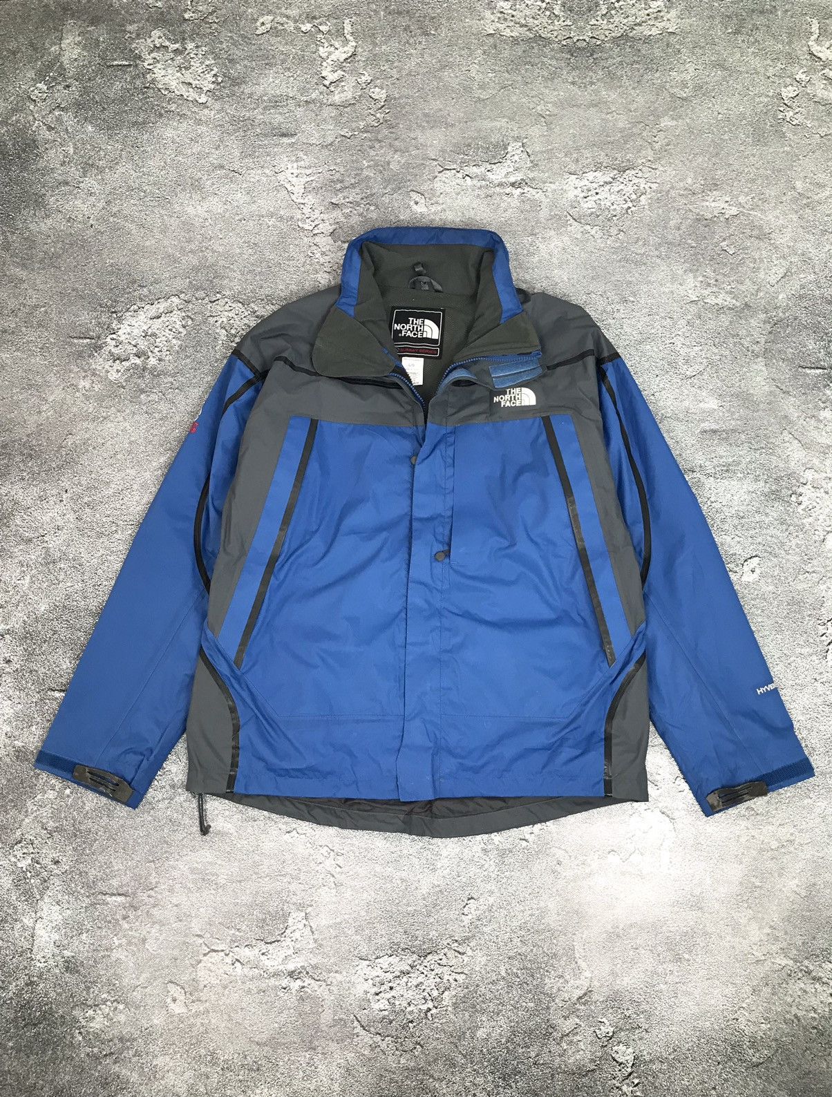 Outlet The North Face Men's XL HyVent Waterproof Jacket Blue Outdoors Hiking