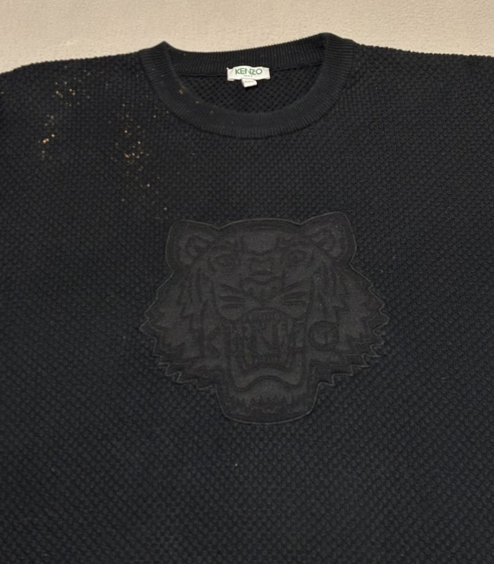 Kenzo Kenzo Tiger Black sweater size XXL Size US XXL / EU 58 / 5 - 7 Thumbnail