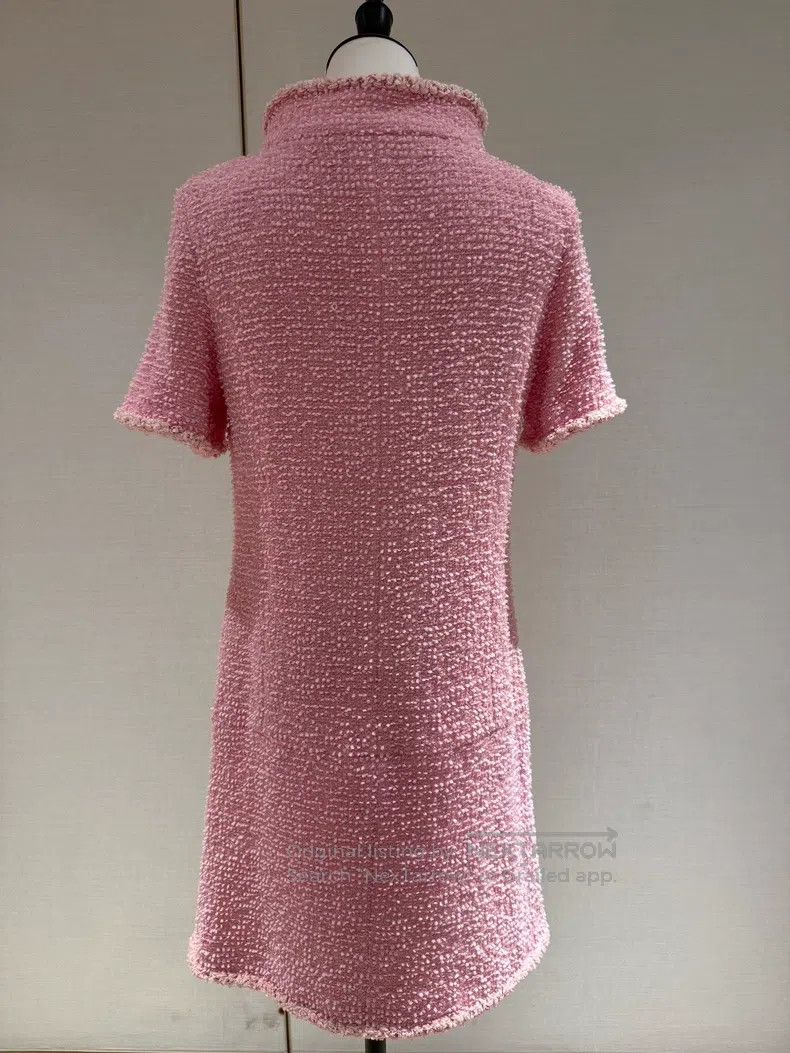 Chanel Chanel 19 Cruise Series Pink Snowflake Tweed Four-pocket D Size XS / US 0-2 / IT 36-38 - 2 Thumbnail