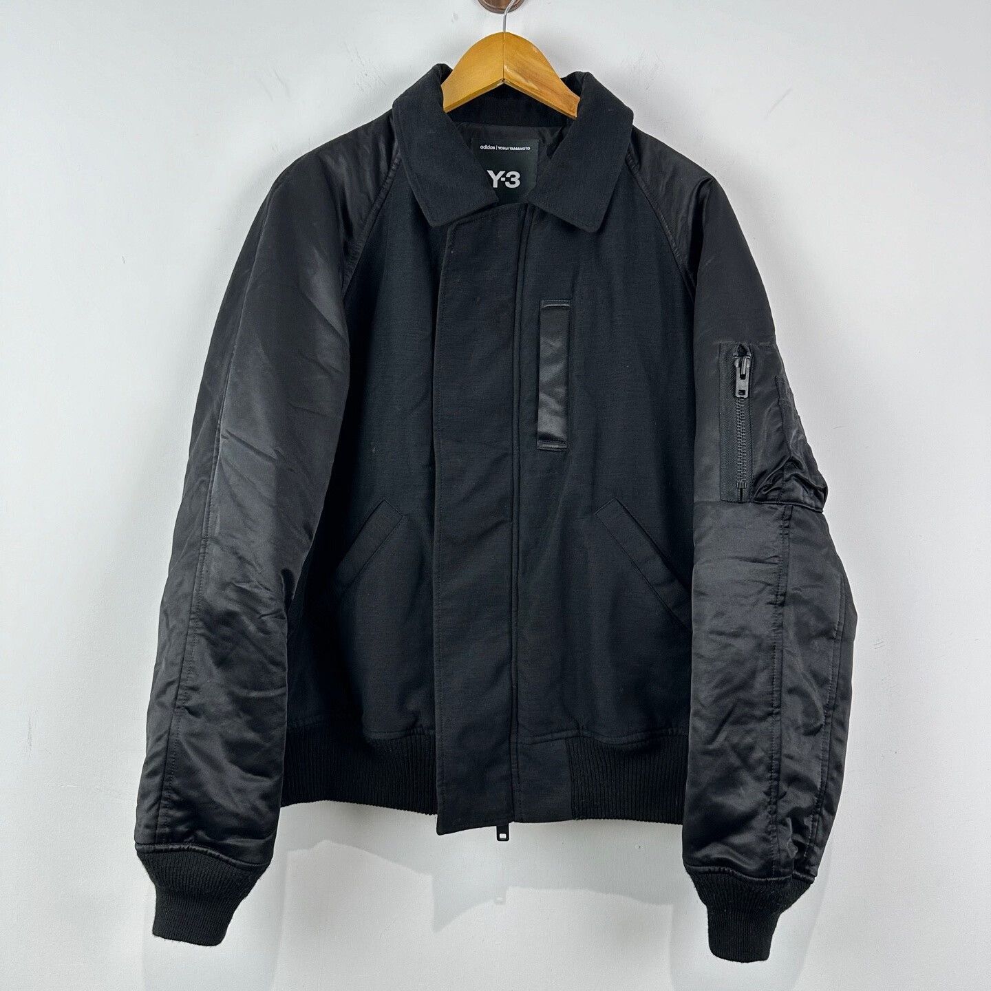 Y-3 Y-3 Black Oversized Jacket M Size Size US M / EU 48-50 / 2 - 1 Thumbnail