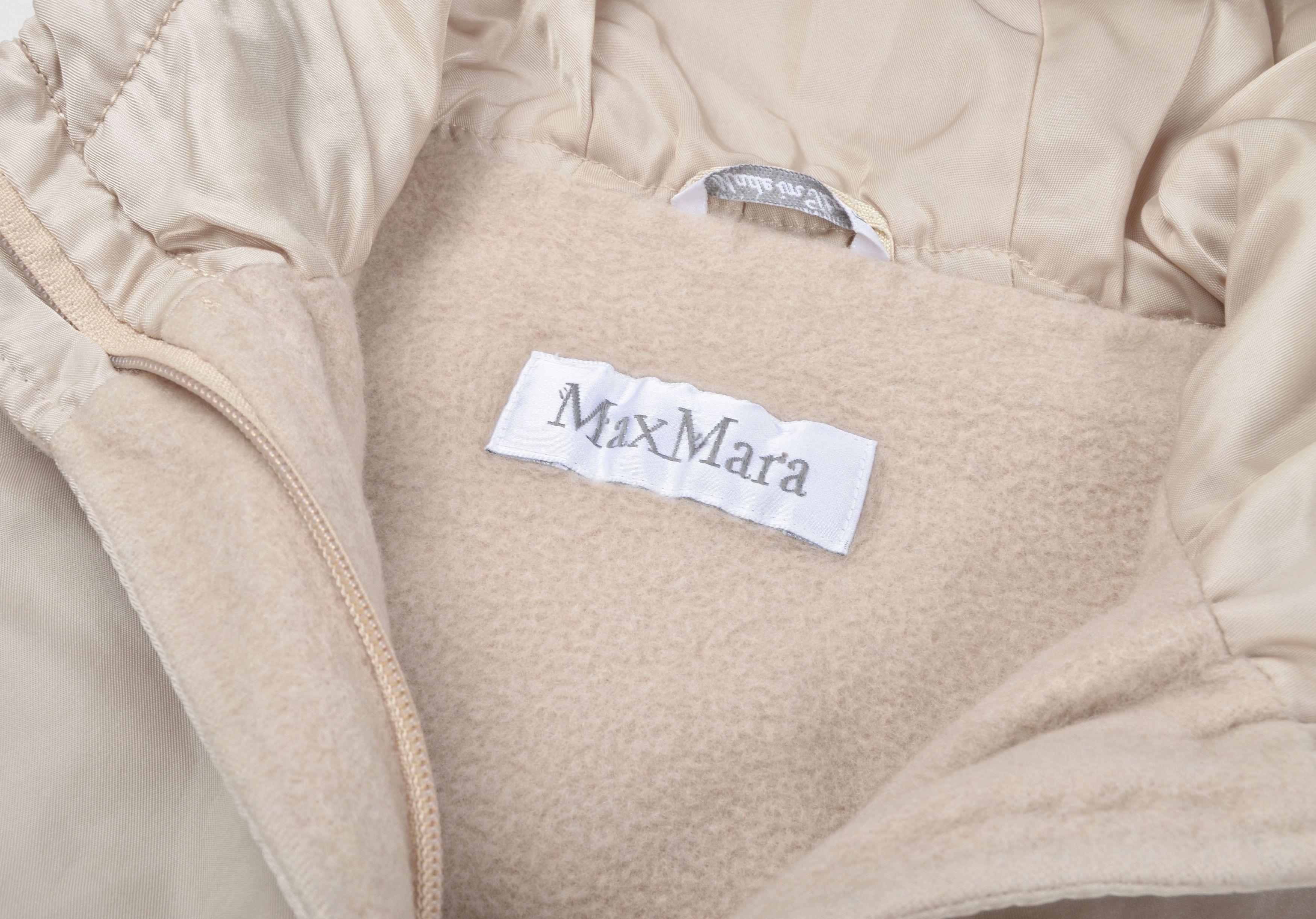 Max Mara Vintage Max Mara 90's Wool Lining Oversized Coat Size S / US 4 / IT 40 - 8 Thumbnail