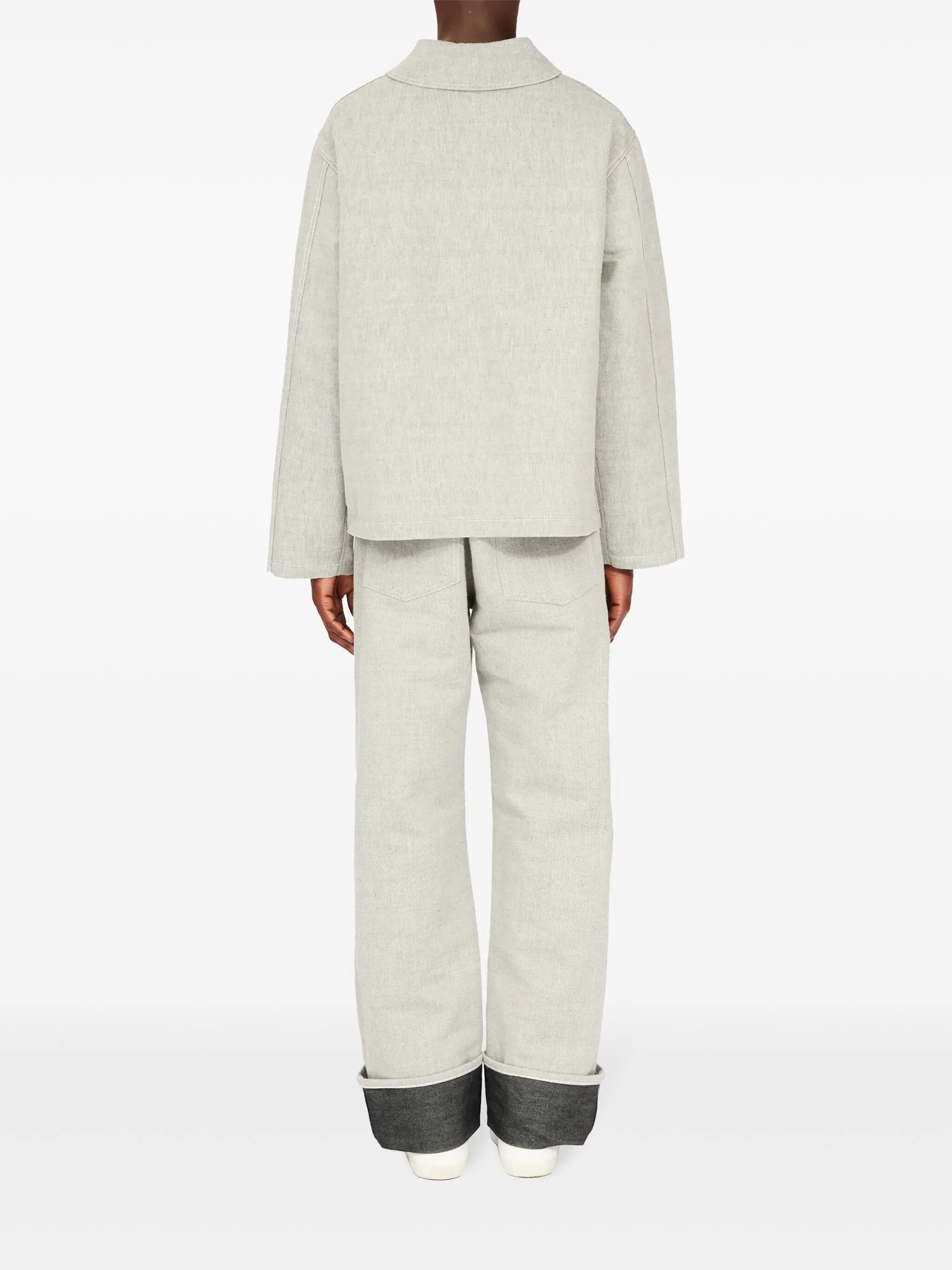Maison Margiela oc11z0925 Button-down Cotton Jacket in Grey Size US M / EU 48-50 / 2 - 5 Thumbnail