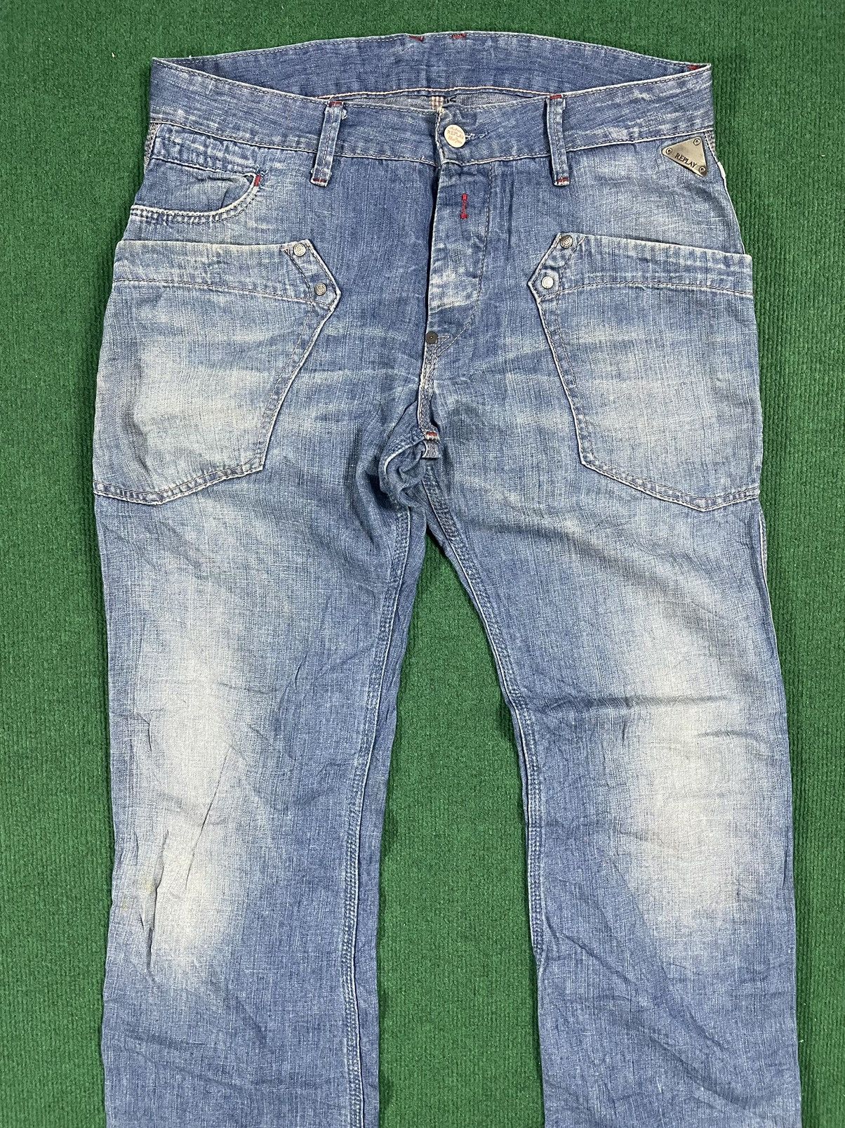 Replay Vintage Replay Wide Leg Jeans Size US 34 / EU 50 - 3 Thumbnail
