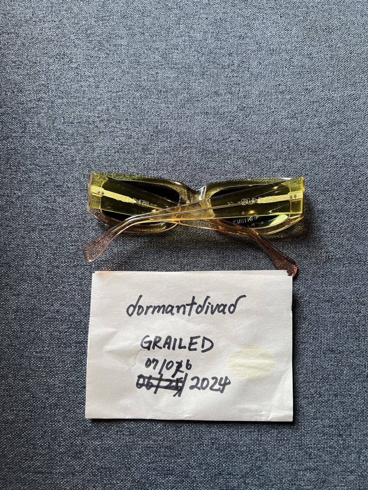 Sunnei SUNNEI GRADIENT YELLOW PROTOTIPO 1.1 SUNGLASSES Size ONE SIZE - 3 Thumbnail