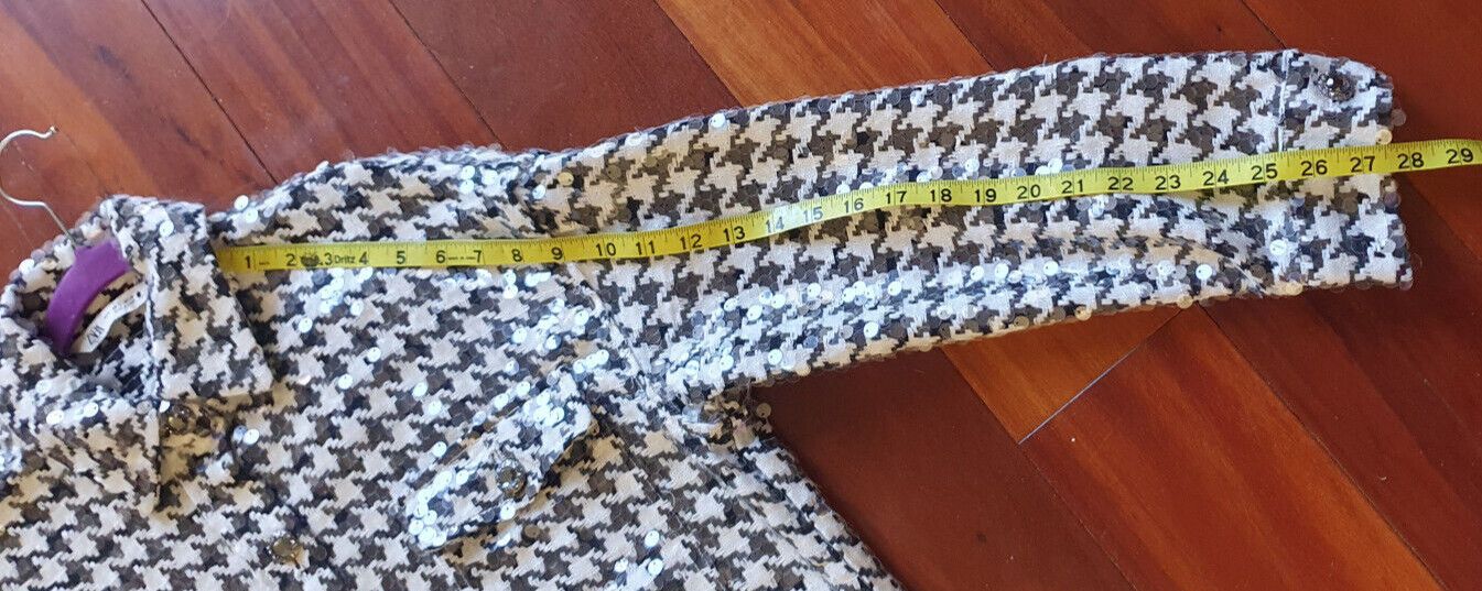 Zara LIMITED EDITION Zara Houndstooth Overshirt, Sze M Size M / US 6-8 / IT 42-44 - 12 Thumbnail