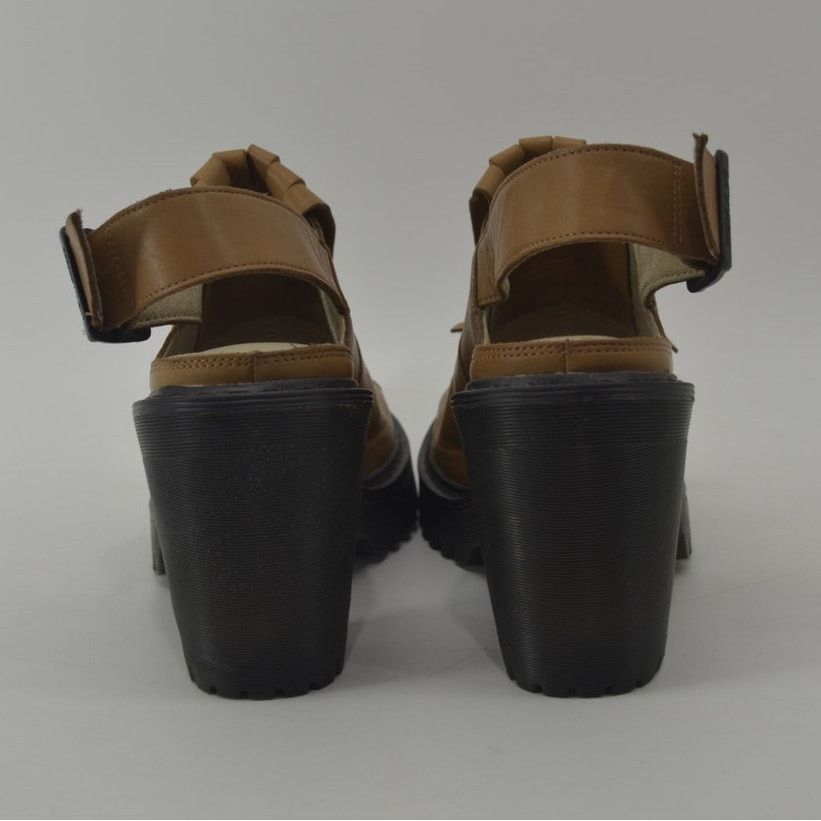 Dr. Martens Dr. Martens Size 6 Seraphina Kiltie Slingback Platform Brown Size US 6 / IT 36 - 6 Thumbnail