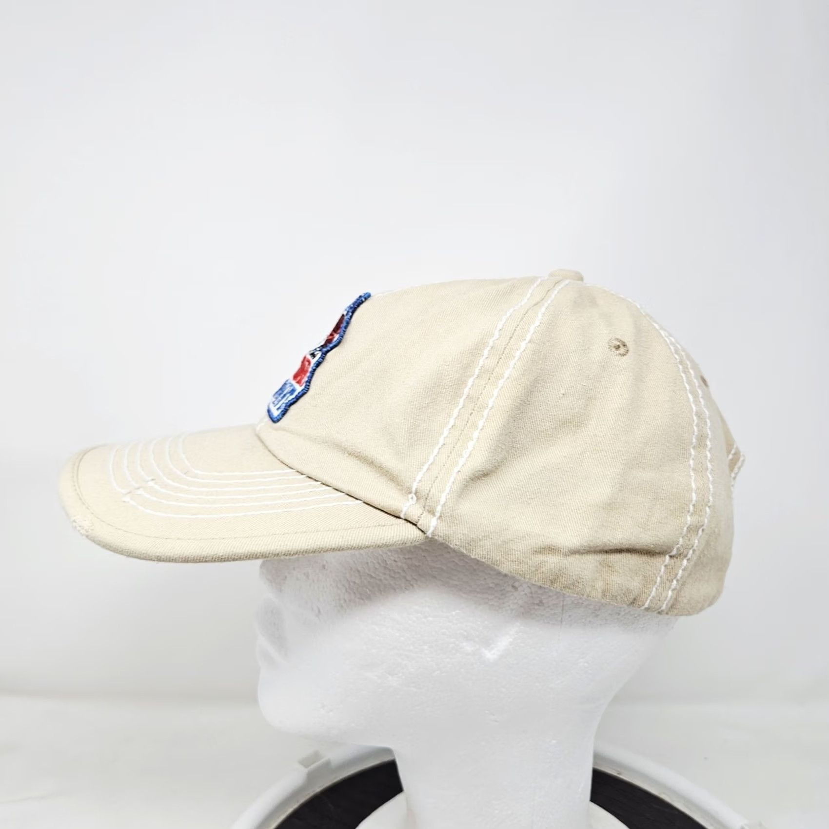 Logo 7 VINTAGE Beige Hat Unbranded Baseball Cap 90s Retro Adjustable One Size Men Size ONE SIZE - 5 Thumbnail