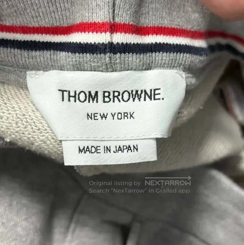 Thom Browne Thom Browne Grey Striped Cotton Men's Shorts . Size US 28 / EU 44 - 4 Thumbnail