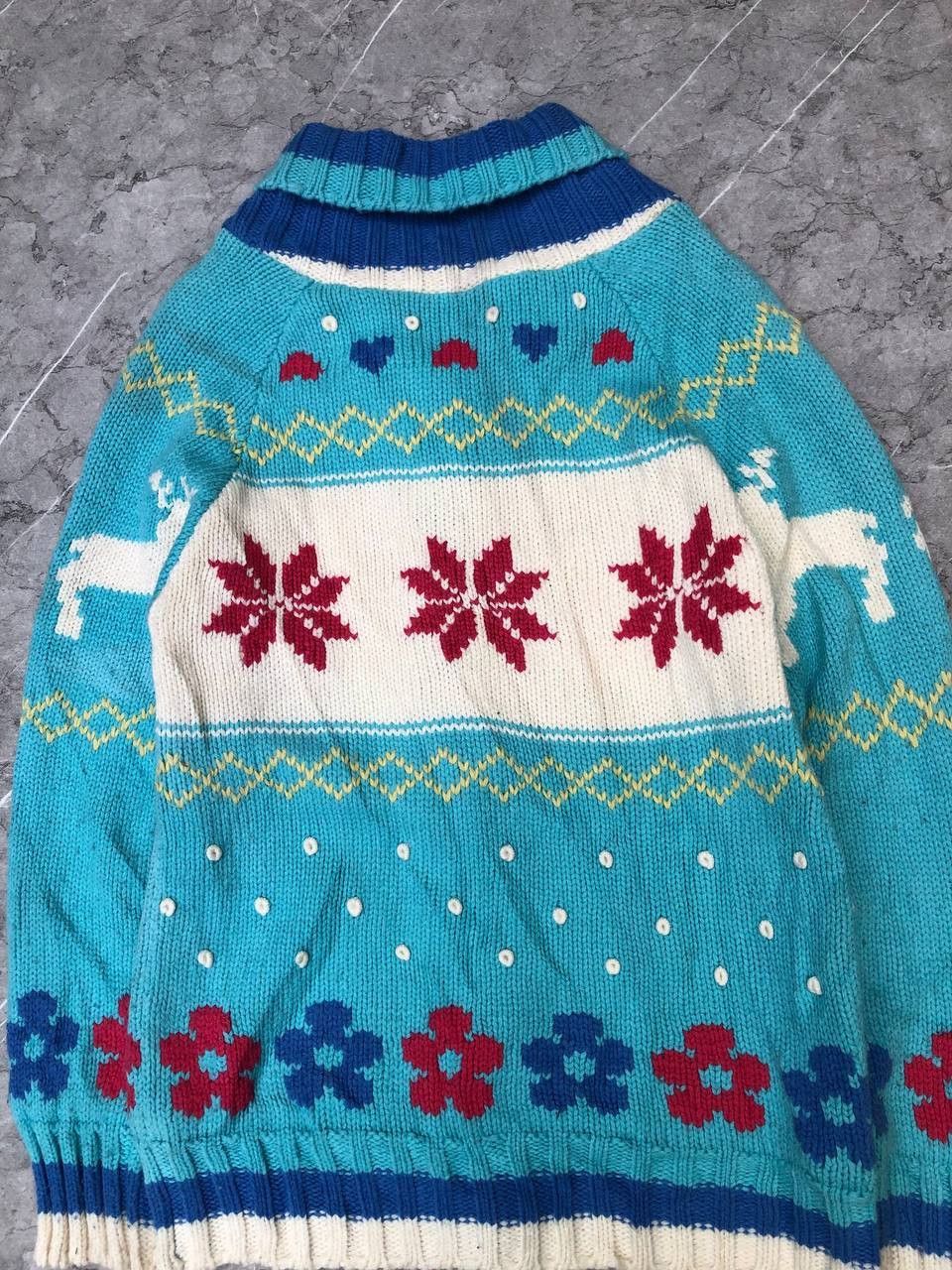 Japanese Brand × Vintage Daisy Lovers Knit Button Up Size US M / EU 48-50 / 2 - 8 Thumbnail