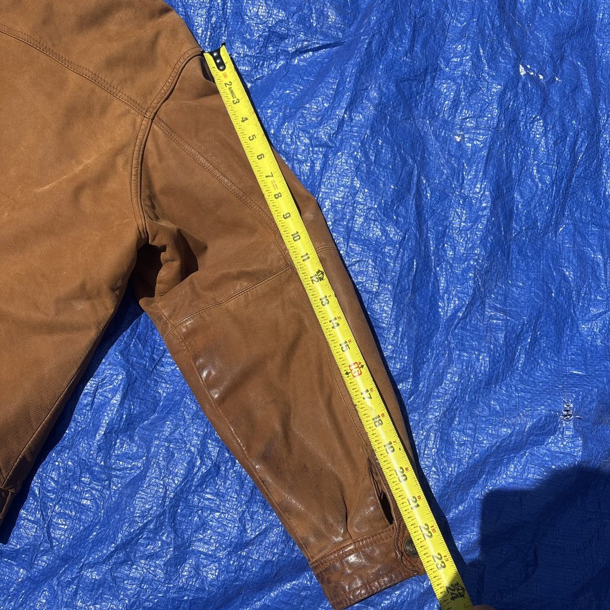 Hunt Club Vintage Hunt club brown leather jacket Size US L / EU 52-54 / 3 - 3 Thumbnail