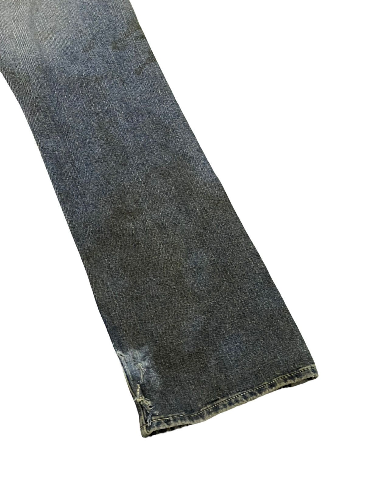Lee Flare Jeans Lee Japan Dirty Distress Boot Cut 7🟦8 Size US 33 - 16 Thumbnail