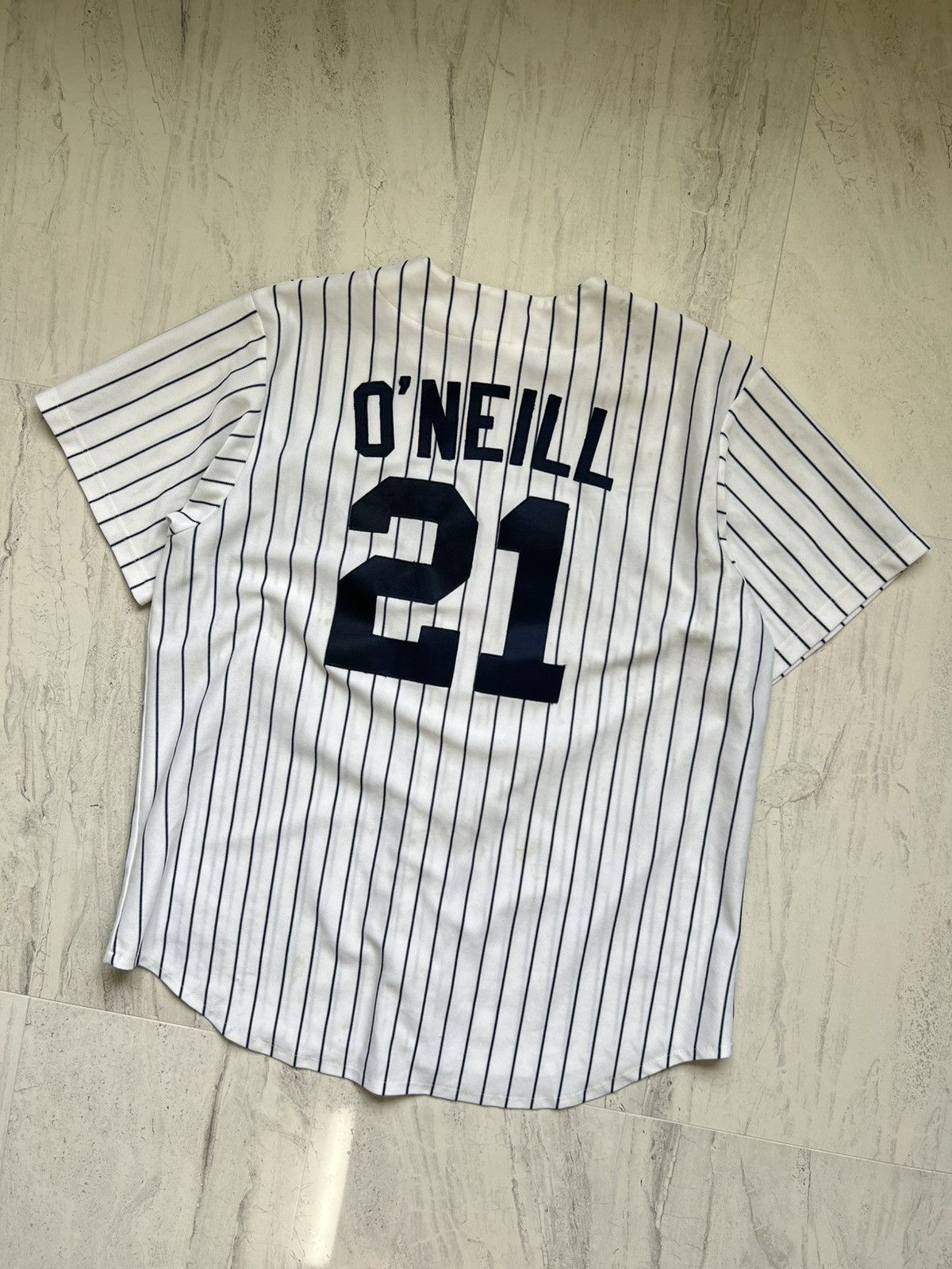 Nike Vintage MLB New York Yankees Stitched O’Neil Baseball Jersey Size US XL / EU 56 / 4 - 4 Thumbnail