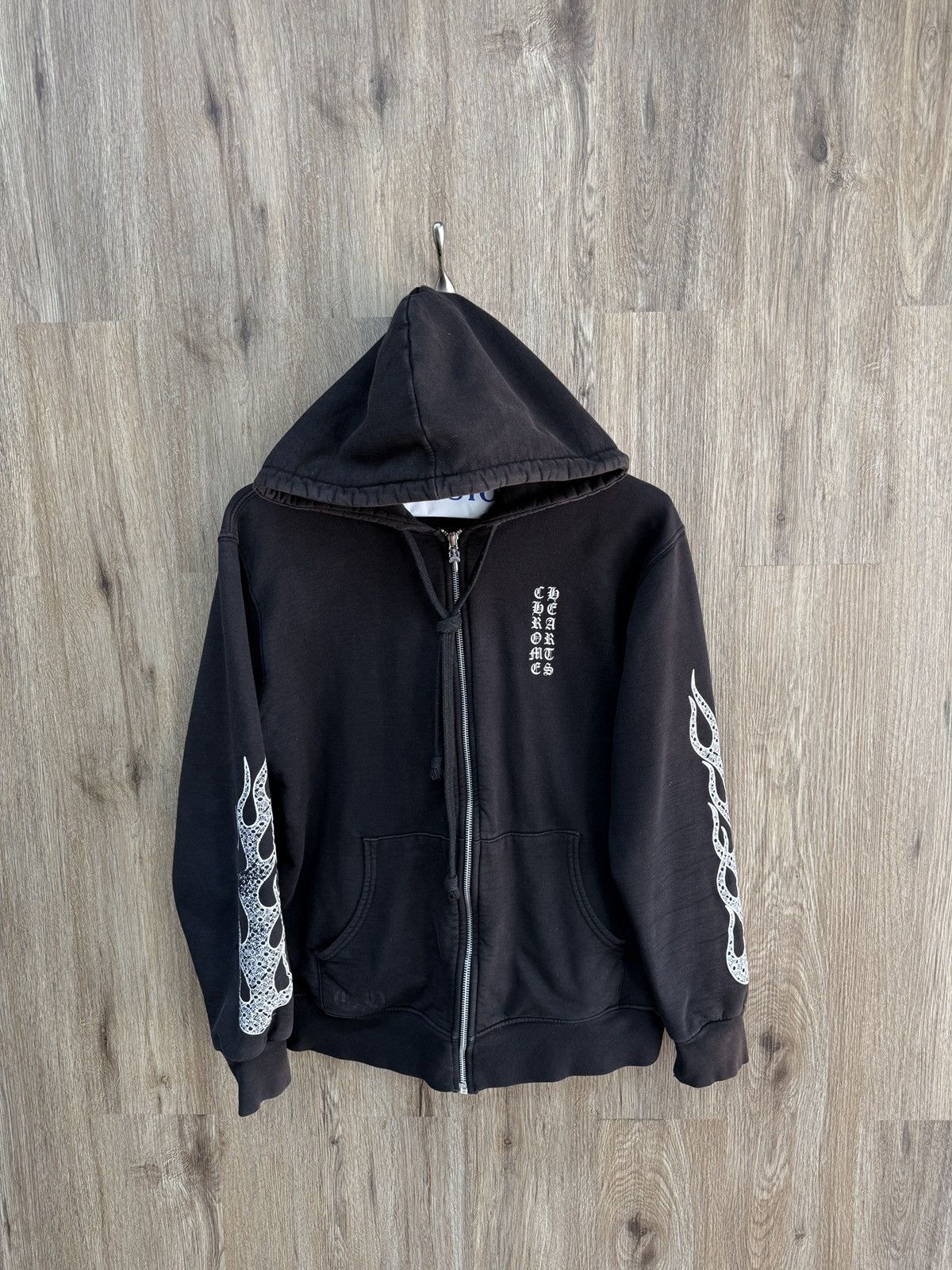 Chrome Hearts Chrome Hearts Silver Glitter Thermal Zip Up