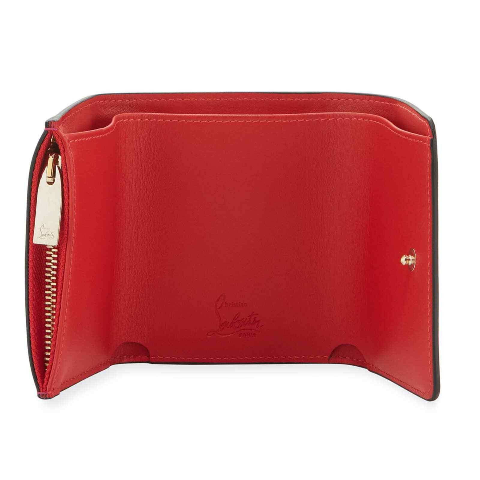 Christian Louboutin Christian Louboutin Leather Script Zip Button Zipper Wallet Size ONE SIZE - 10 Thumbnail