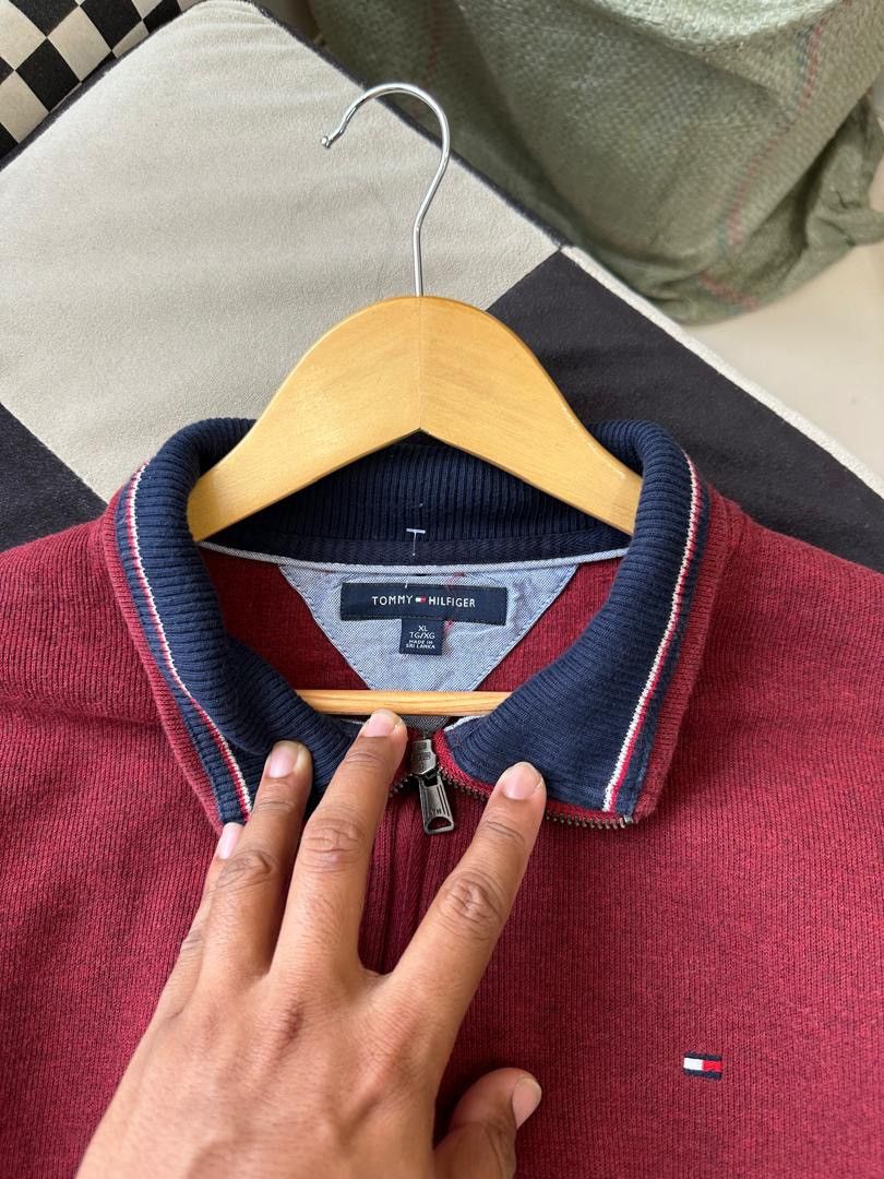 Tommy Hilfiger TOMMY HILFIGER HALF ZIPPER Size US XL / EU 56 / 4 - 4 Thumbnail