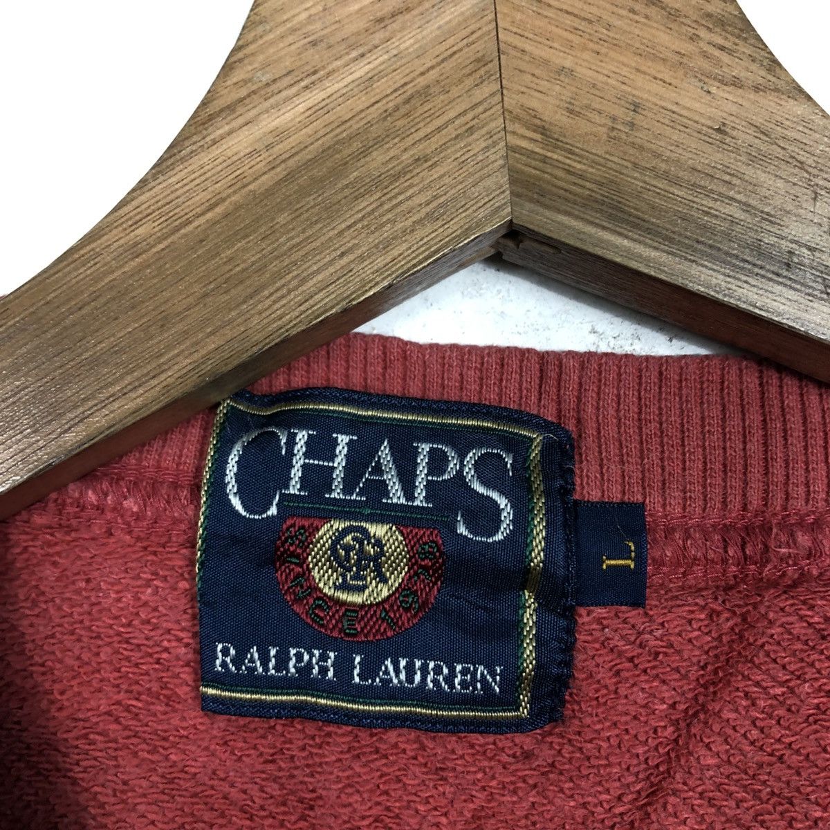 Chaps Ralph Lauren 📌Vintage Sweatshirt Crewneck Chaps Ralph Lauren Big Logo Size US L / EU 52-54 / 3 - 16 Thumbnail