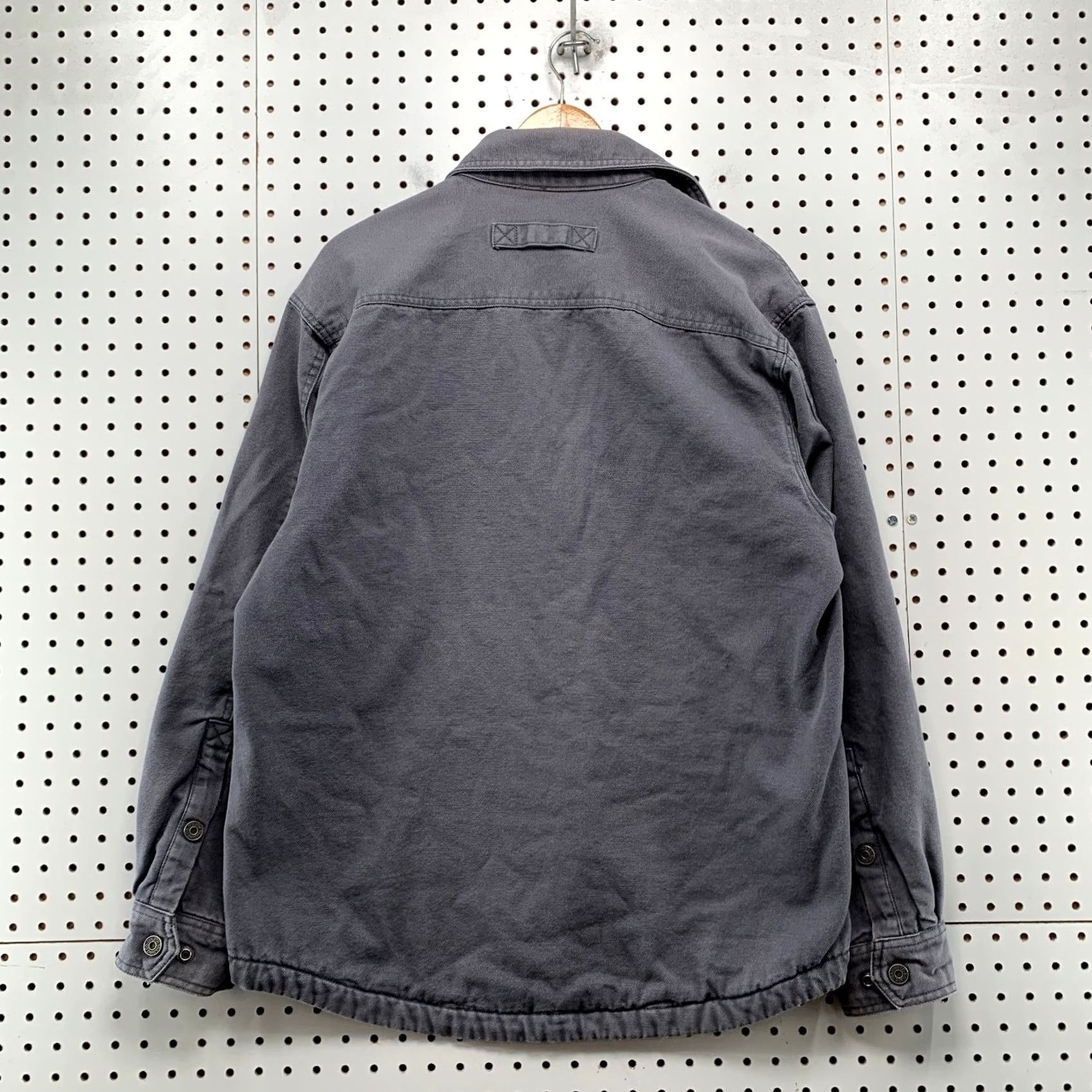Vintage Duluth Men Jacket M Faded Gray Lined Heavyweight Canvas Cotton Wool Outdoor Winter Fall Hiking Regular Size M Mens Size US M / EU 48-50 / 2 - 2 Thumbnail