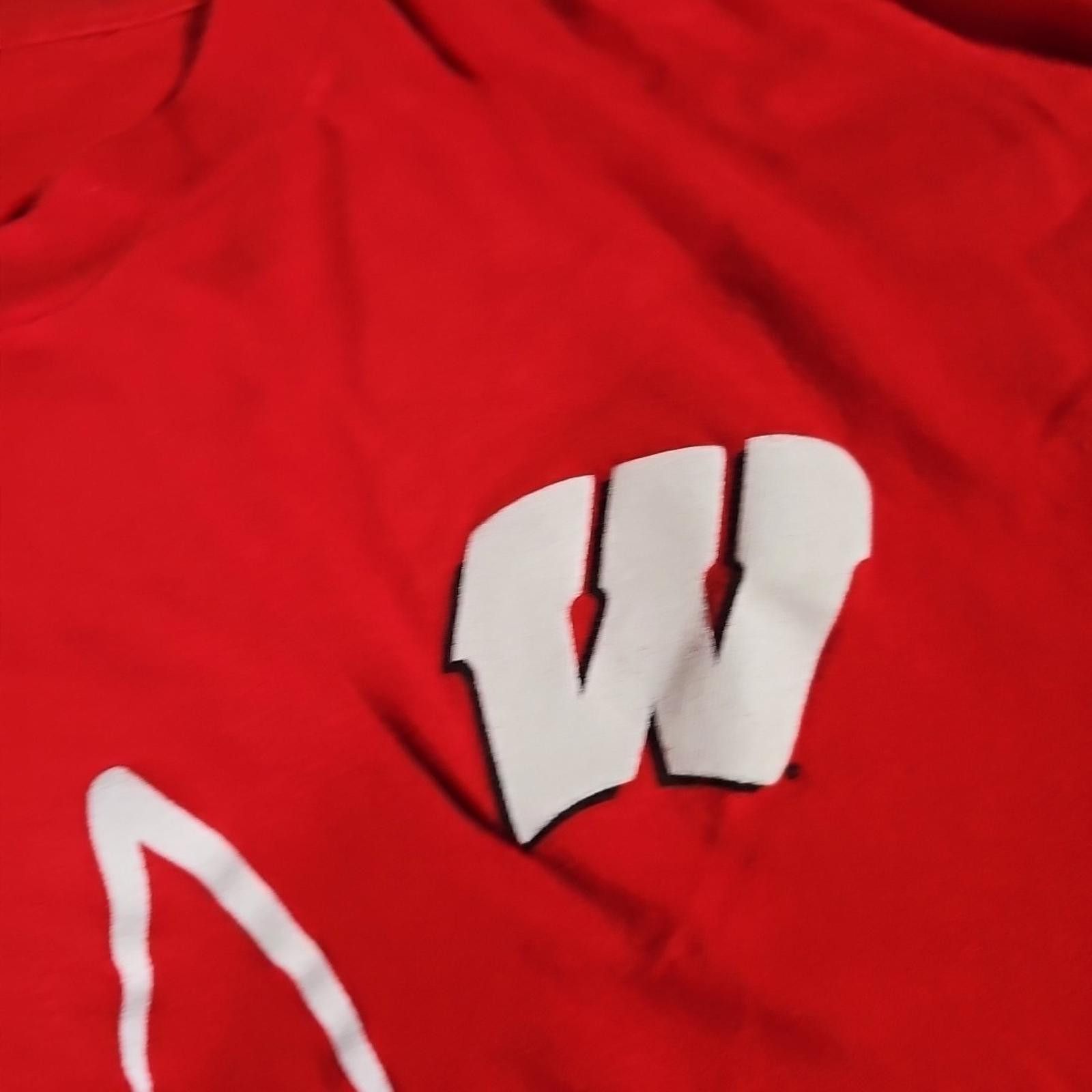 Alstyle Alstyle WI Badgers Football Tshirt Size ONE SIZE - 3 Thumbnail