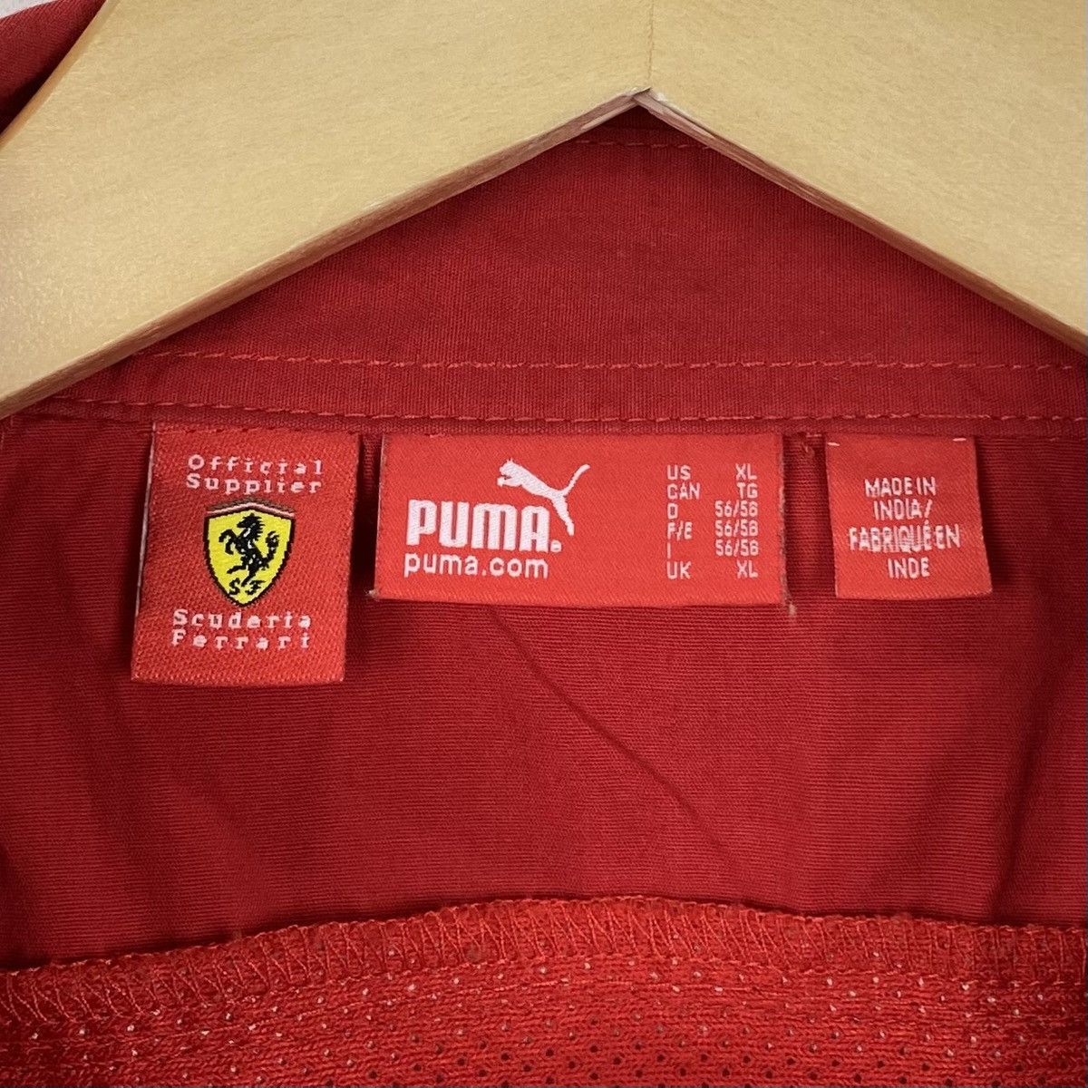Ferrari × Puma Puma Ferrari Team Racing Shirt Short Sleeve Size XL Red Top Size US XL / EU 56 / 4 - 6 Thumbnail