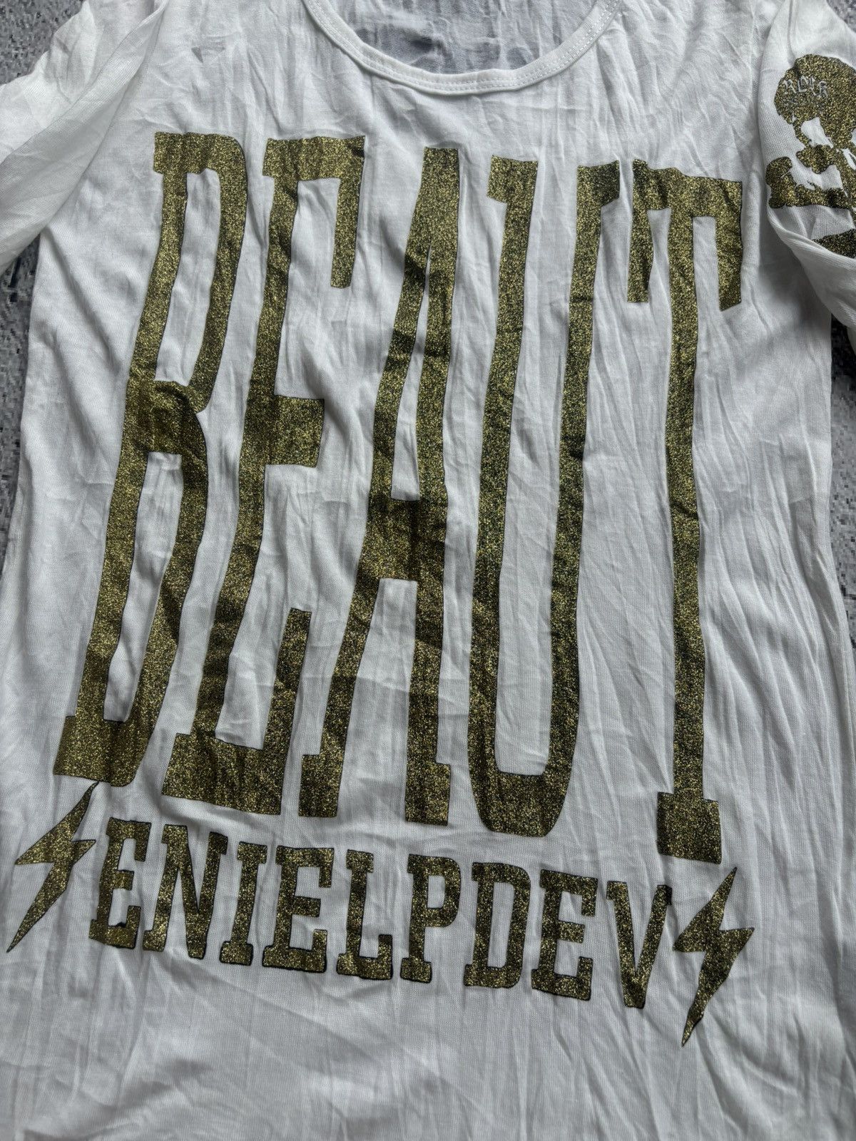 Hysteric Glamour Y2k plein beawte skull punk style longsleeve Size US M / EU 48-50 / 2 - 7 Thumbnail