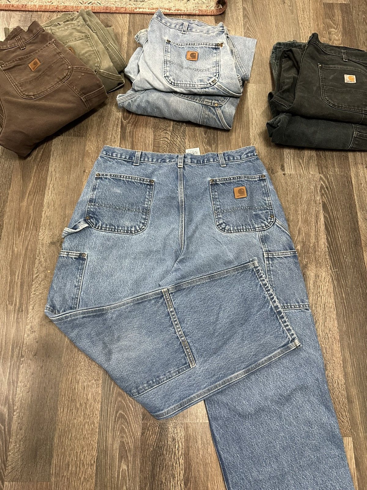 Carhartt Carhartt double knee pants workwear denim Size US 38 / EU 54 - 7 Thumbnail