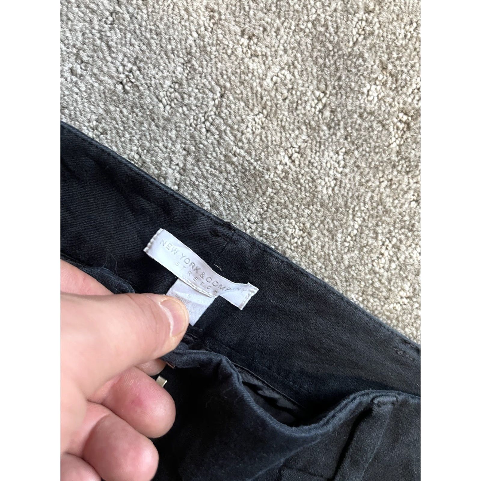 Avenue New York & Company Stretch Pants Women Size 6 Black Ankle Pants Size 28" / US 6 / IT 42 - 5 Thumbnail